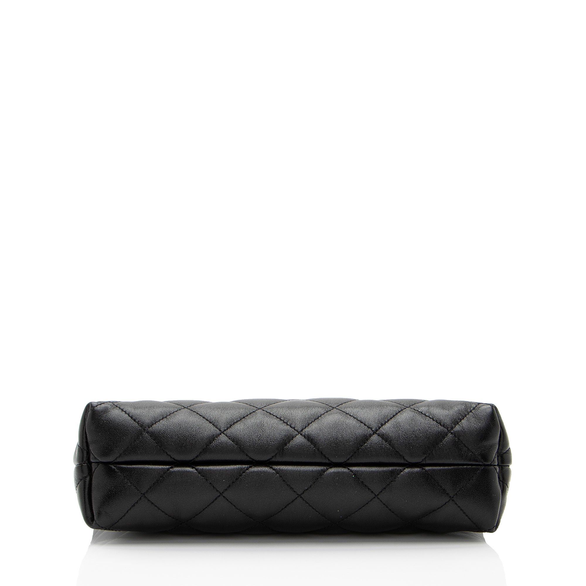 Saint Laurent Quilted Lambskin Pouch (SHF-kFI2cG)