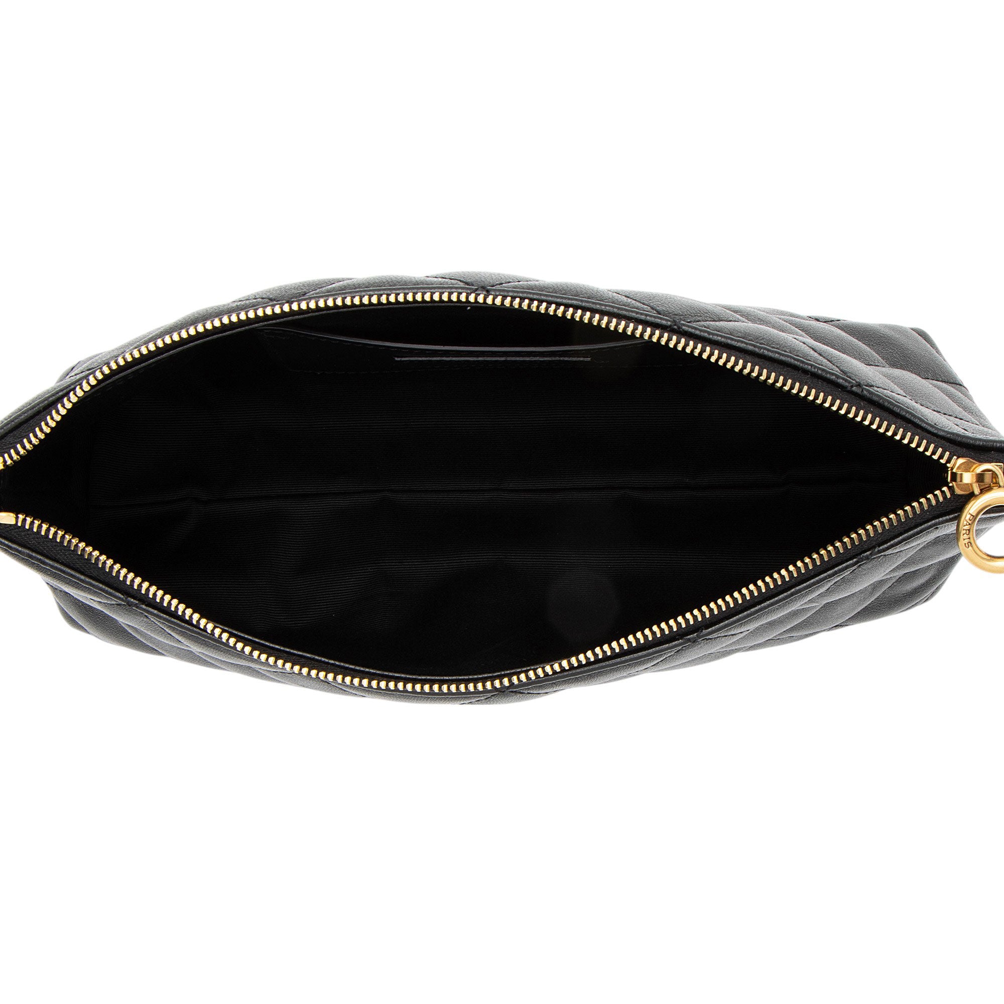 Saint Laurent Quilted Lambskin Pouch (SHF-kFI2cG)