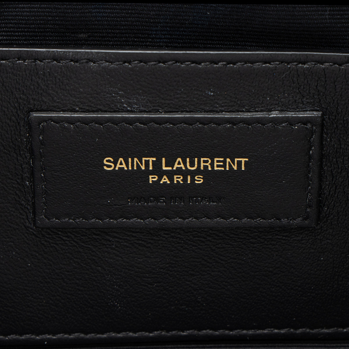 Saint Laurent Quilted Lambskin Pouch
