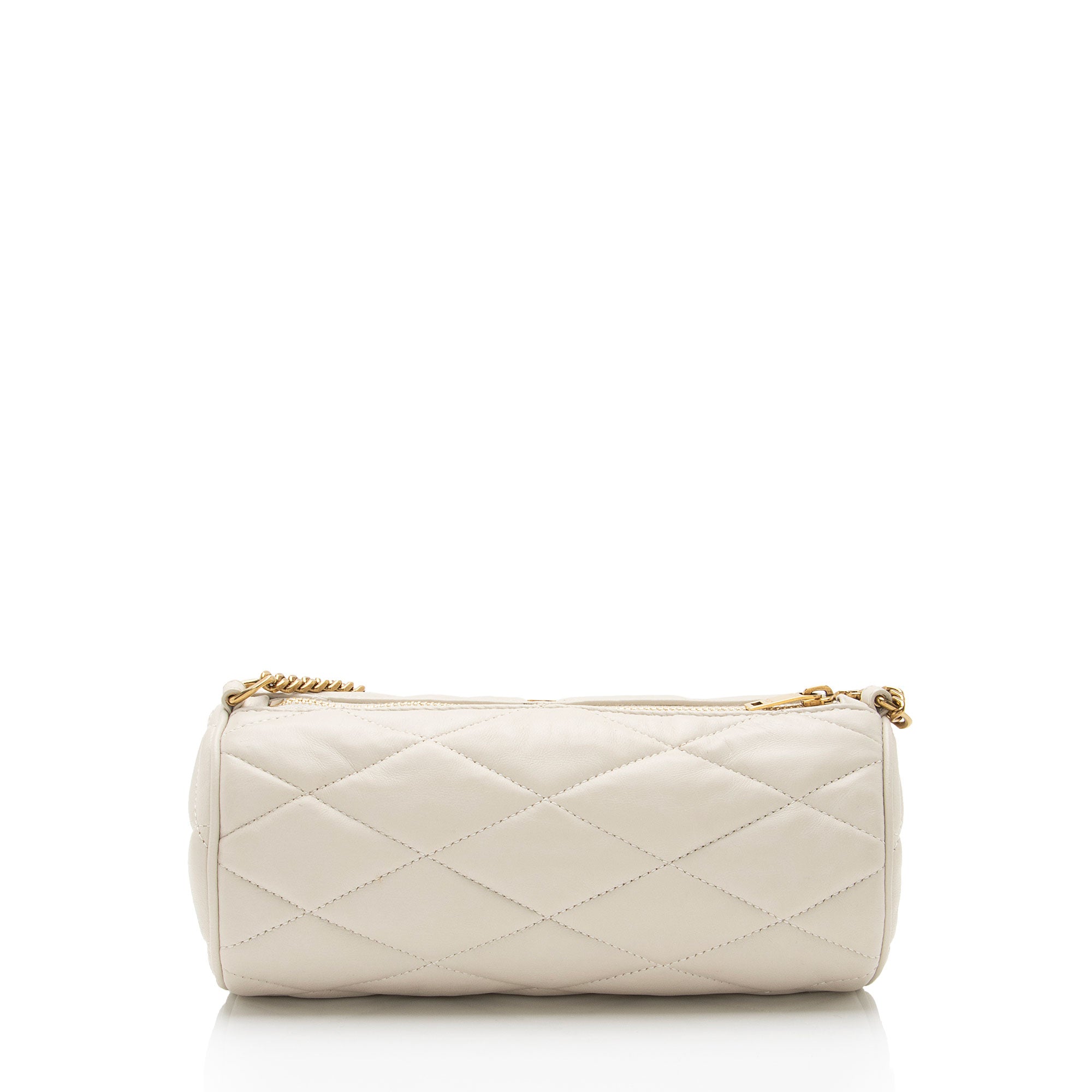 Saint Laurent Quilted Lambskin Sade Mini Tube Bag (SHF-SBssyh)