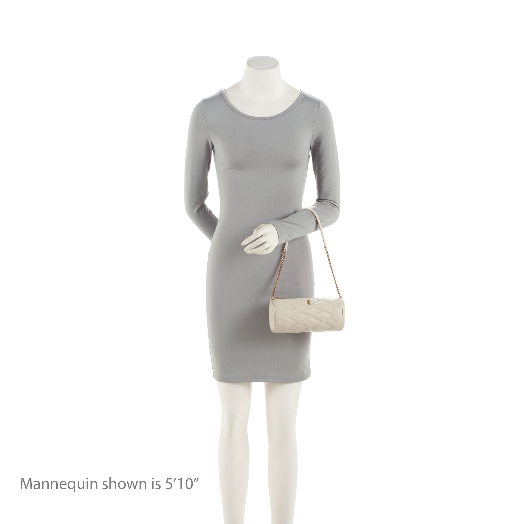 Saint Laurent Quilted Lambskin Sade Mini Tube Bag (SHF-SBssyh)