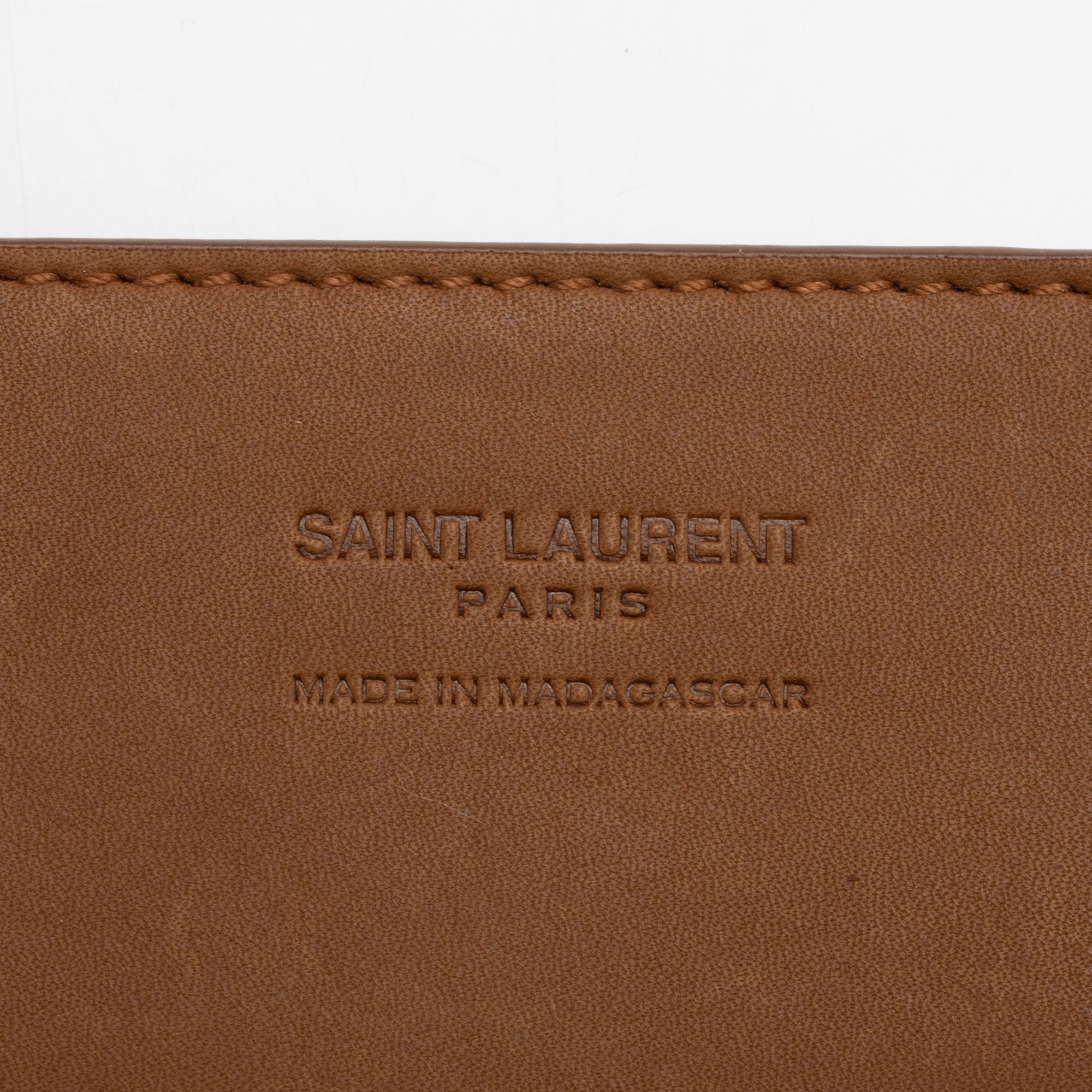 Saint Laurent Raffia Monogram Le 5 A 7 Mini Hobo (SHF-jfWkf8)