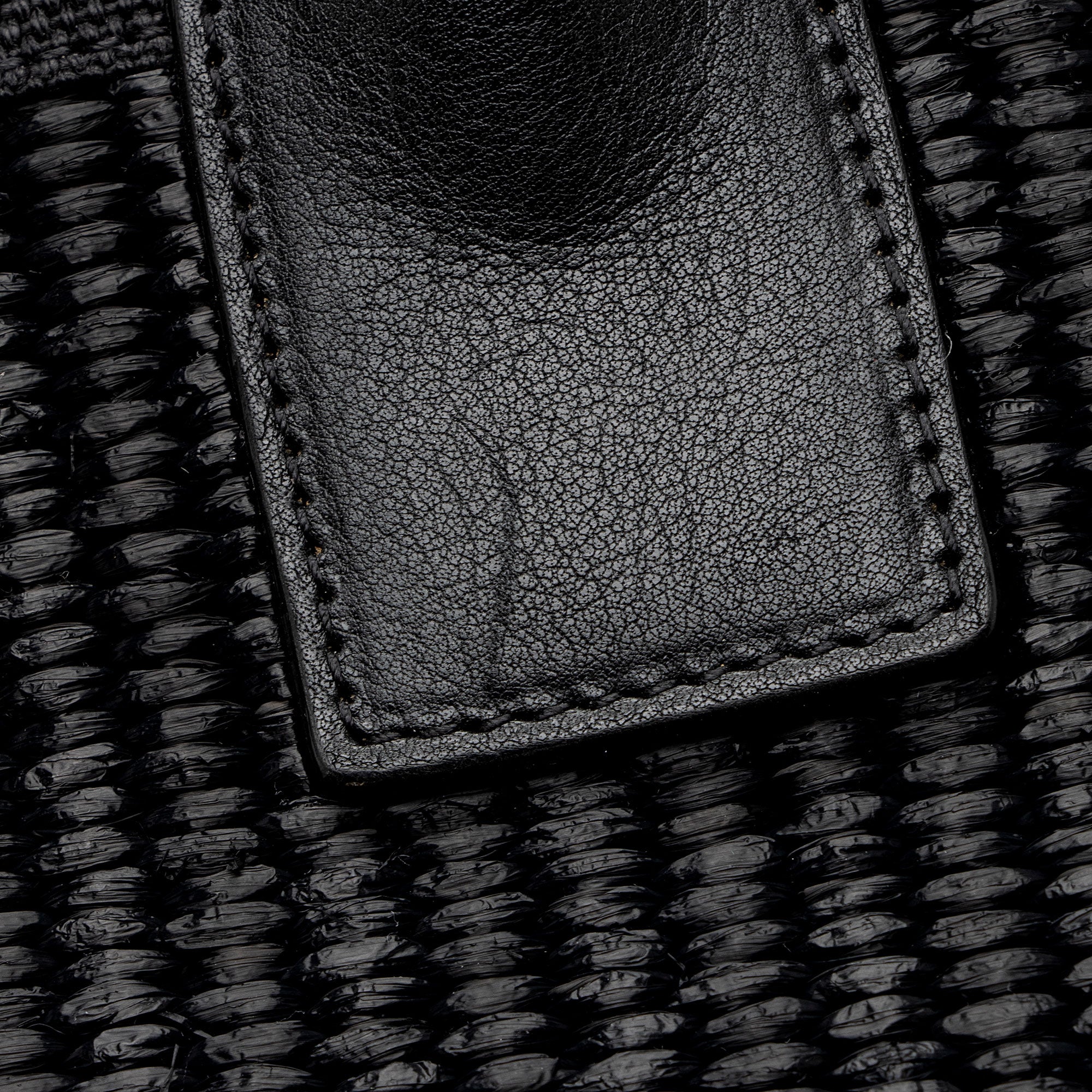 Saint Laurent Raffia Rive Gauche Small Tote (SHF-o84soV)
