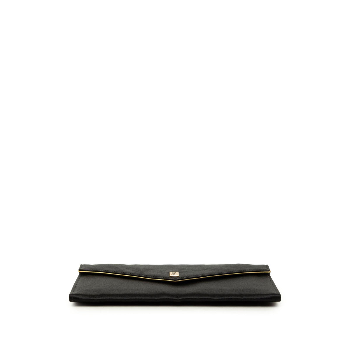 Saint Laurent Satin Envelope Clutch
