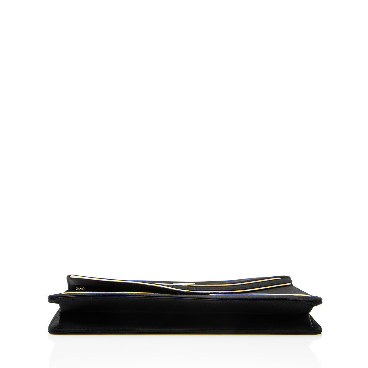 Saint Laurent Satin Monogram Gaby Chain Envelope Bag
