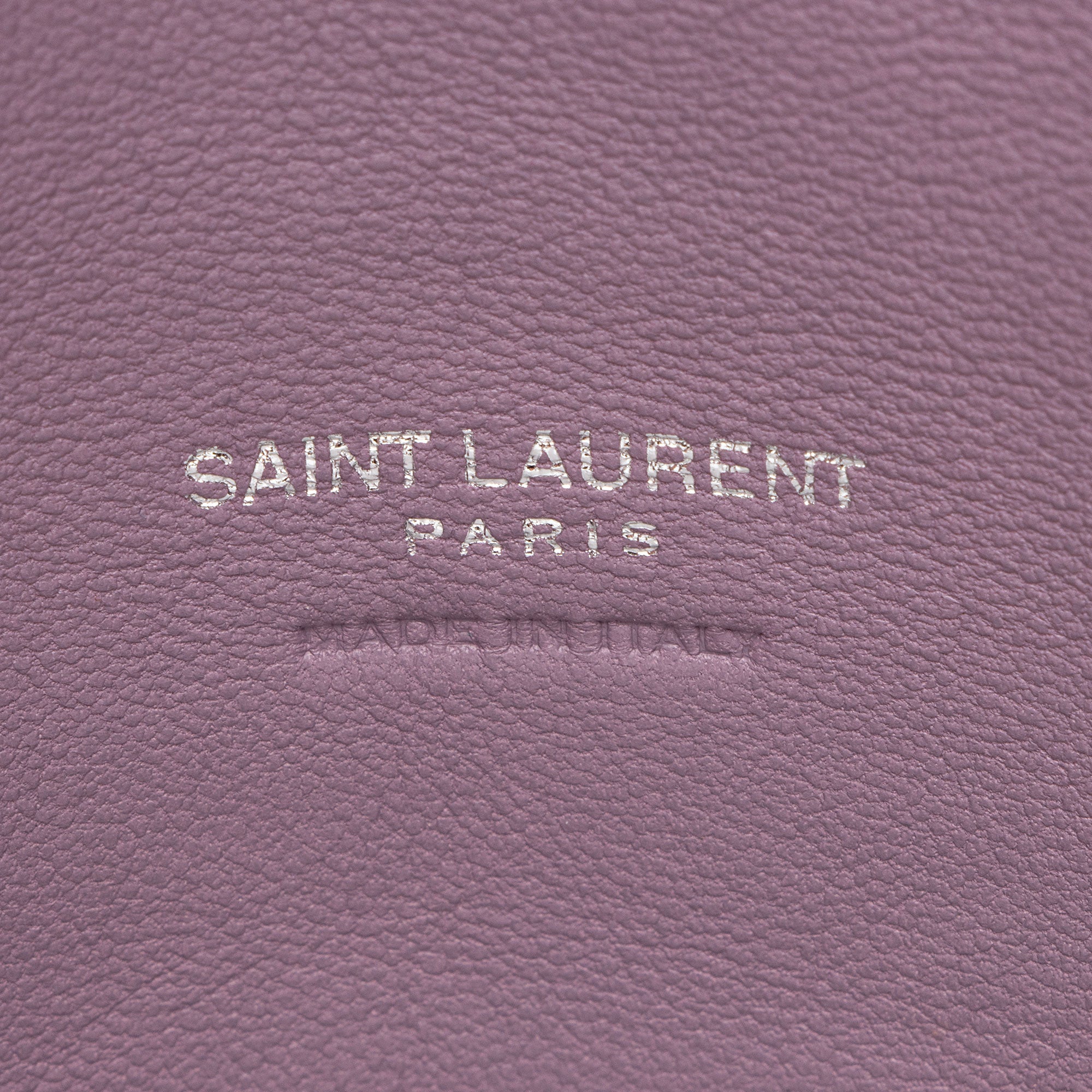 Saint Laurent Shearling Puffer LouLou Clutch