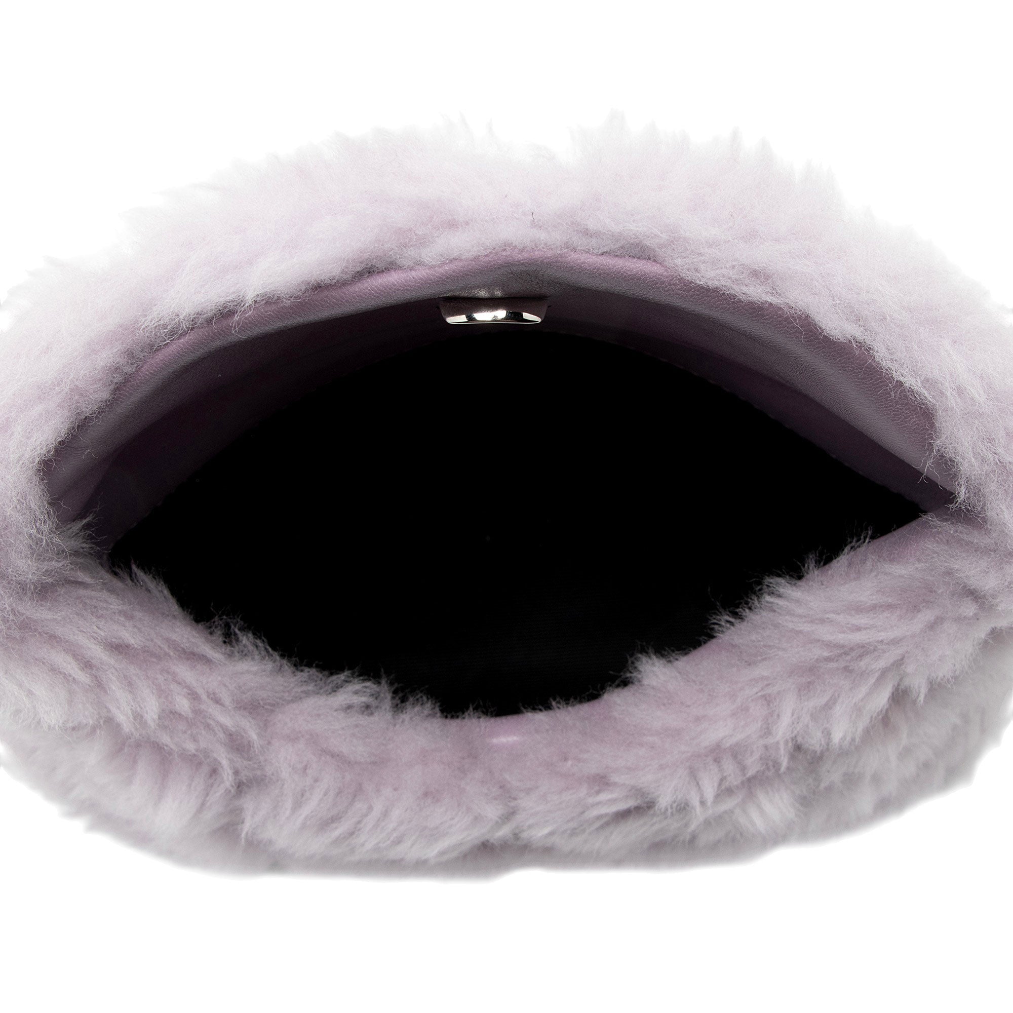 Saint Laurent Shearling Puffer LouLou Clutch