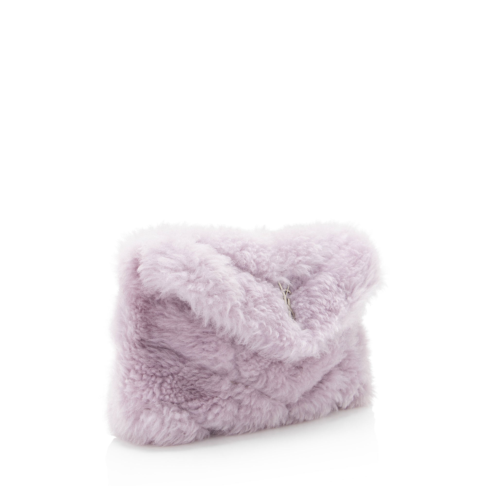 Saint Laurent Shearling Puffer LouLou Clutch