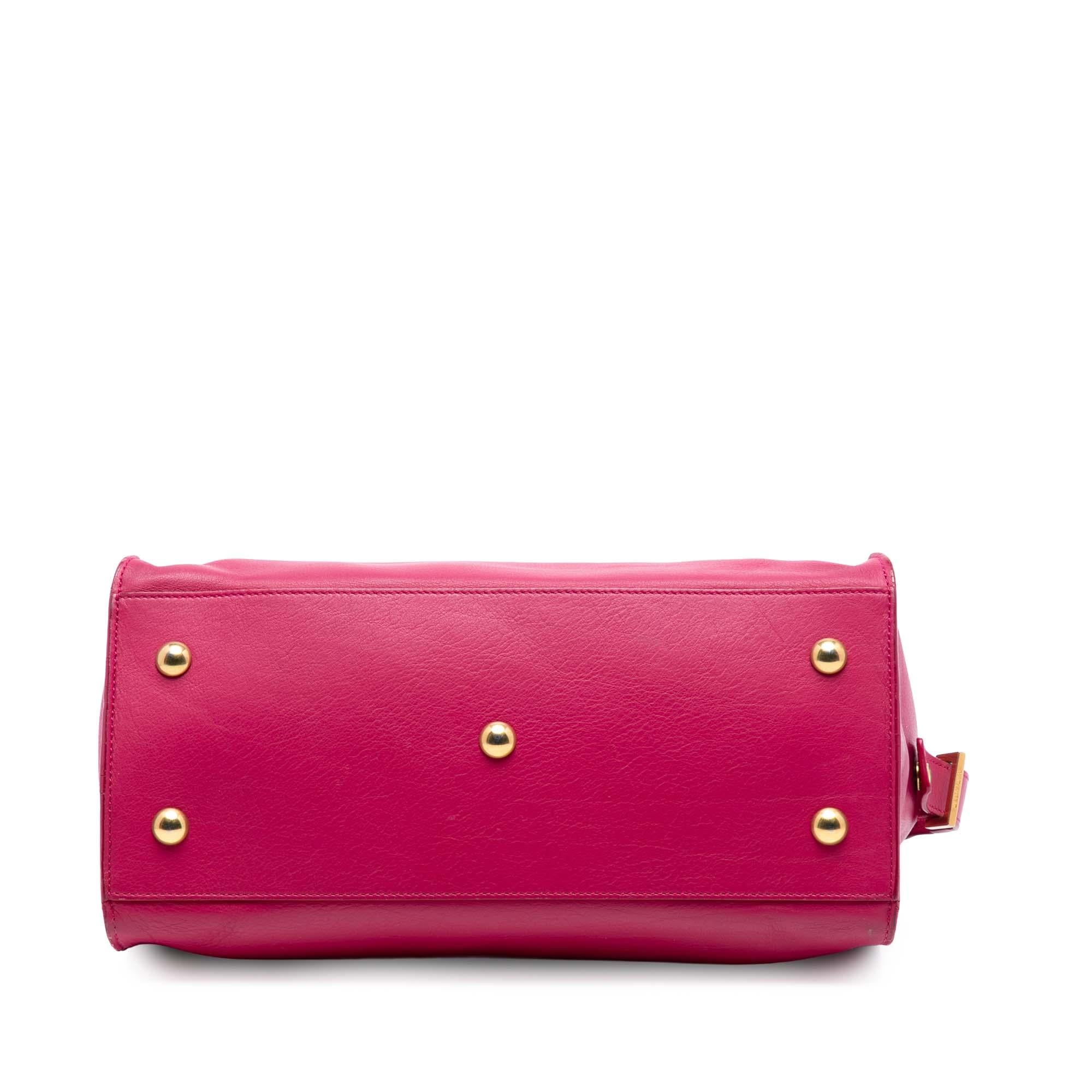 Saint Laurent Small Calfskin Cabas Chyc Satchel