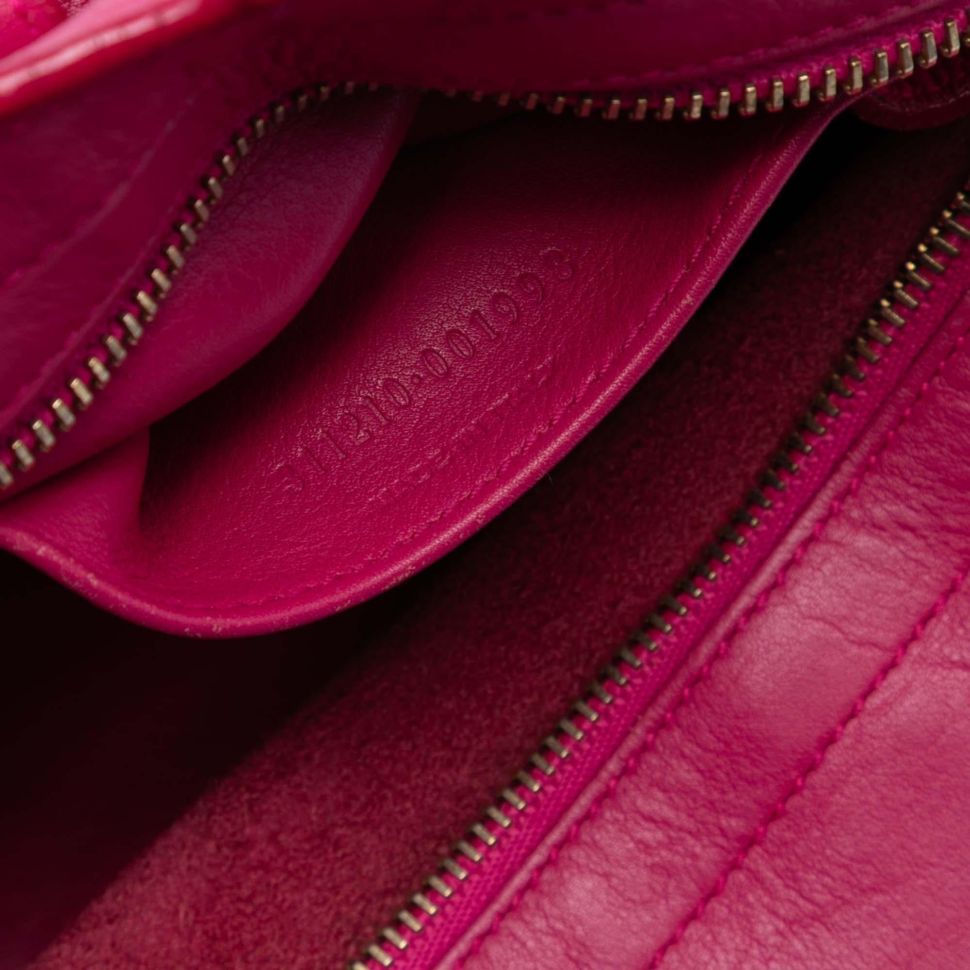 Saint Laurent Small Calfskin Cabas Chyc Satchel