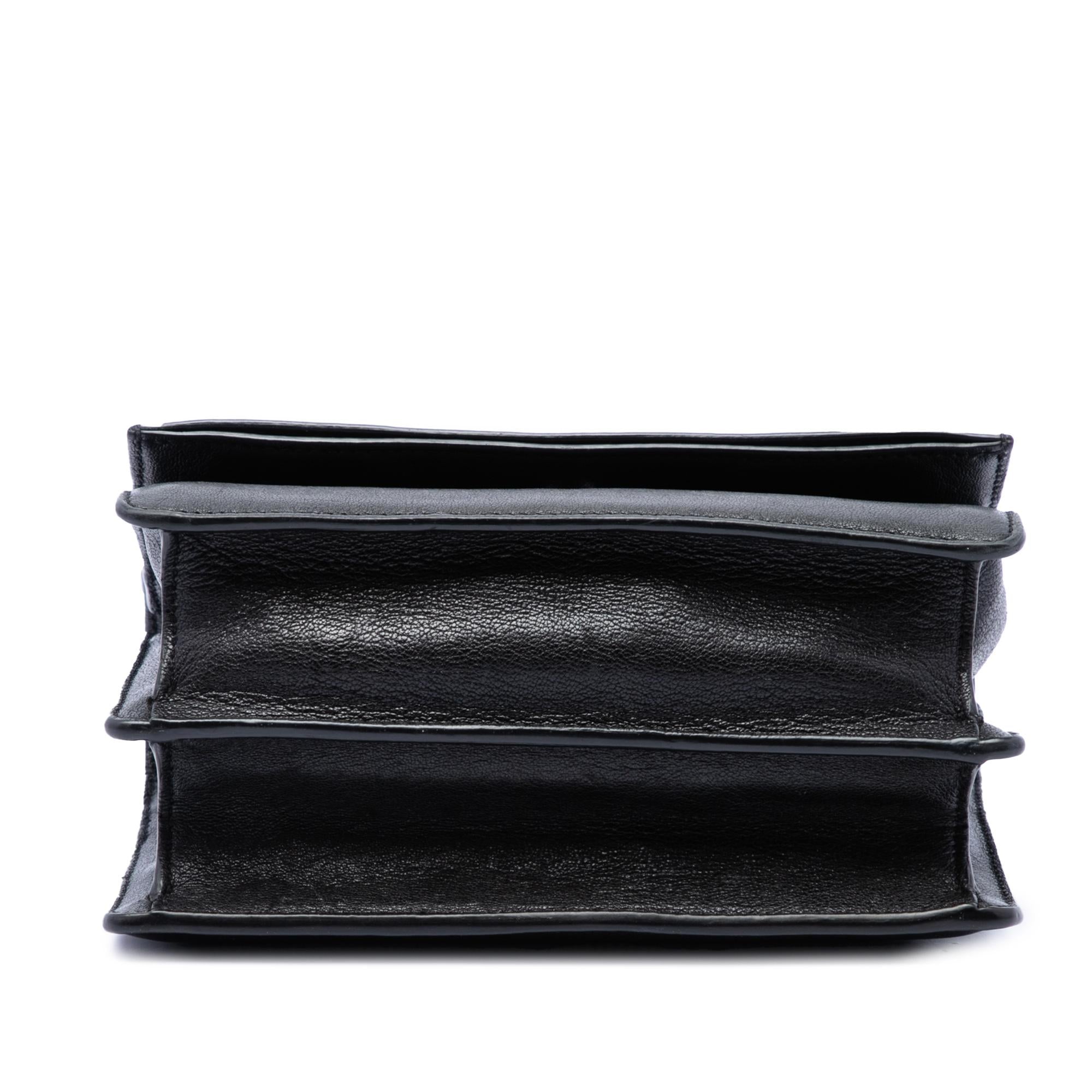 Saint Laurent Small Calfskin Monogram Sunset Crossbody