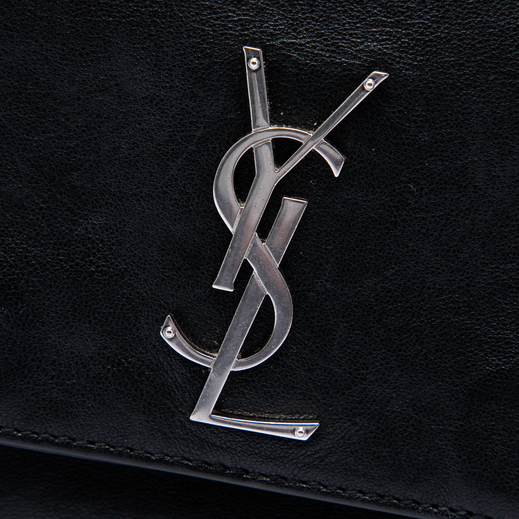 Saint Laurent Small Calfskin Monogram Sunset Crossbody