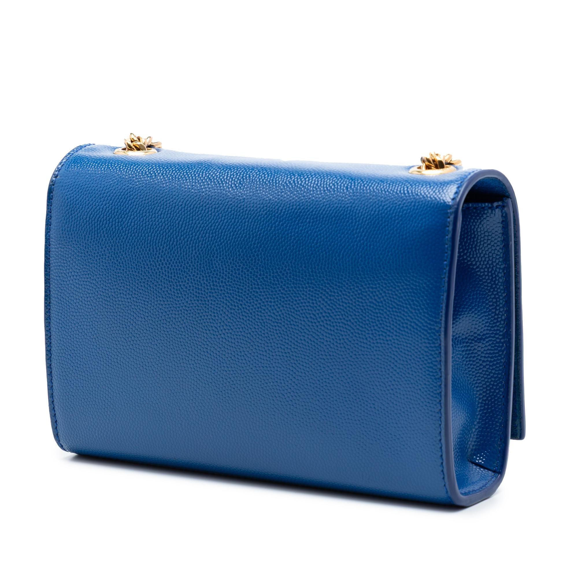 Saint Laurent Small Grain De Poudre Monogram Kate Crossbody