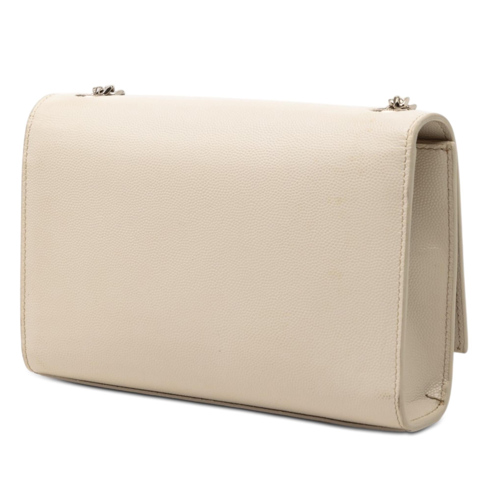 Saint Laurent Small Grain de Poudre Monogram Kate Tassel Crossbody