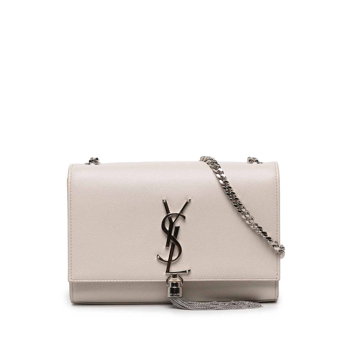 Saint Laurent Small Grain de Poudre Monogram Kate Tassel Crossbody