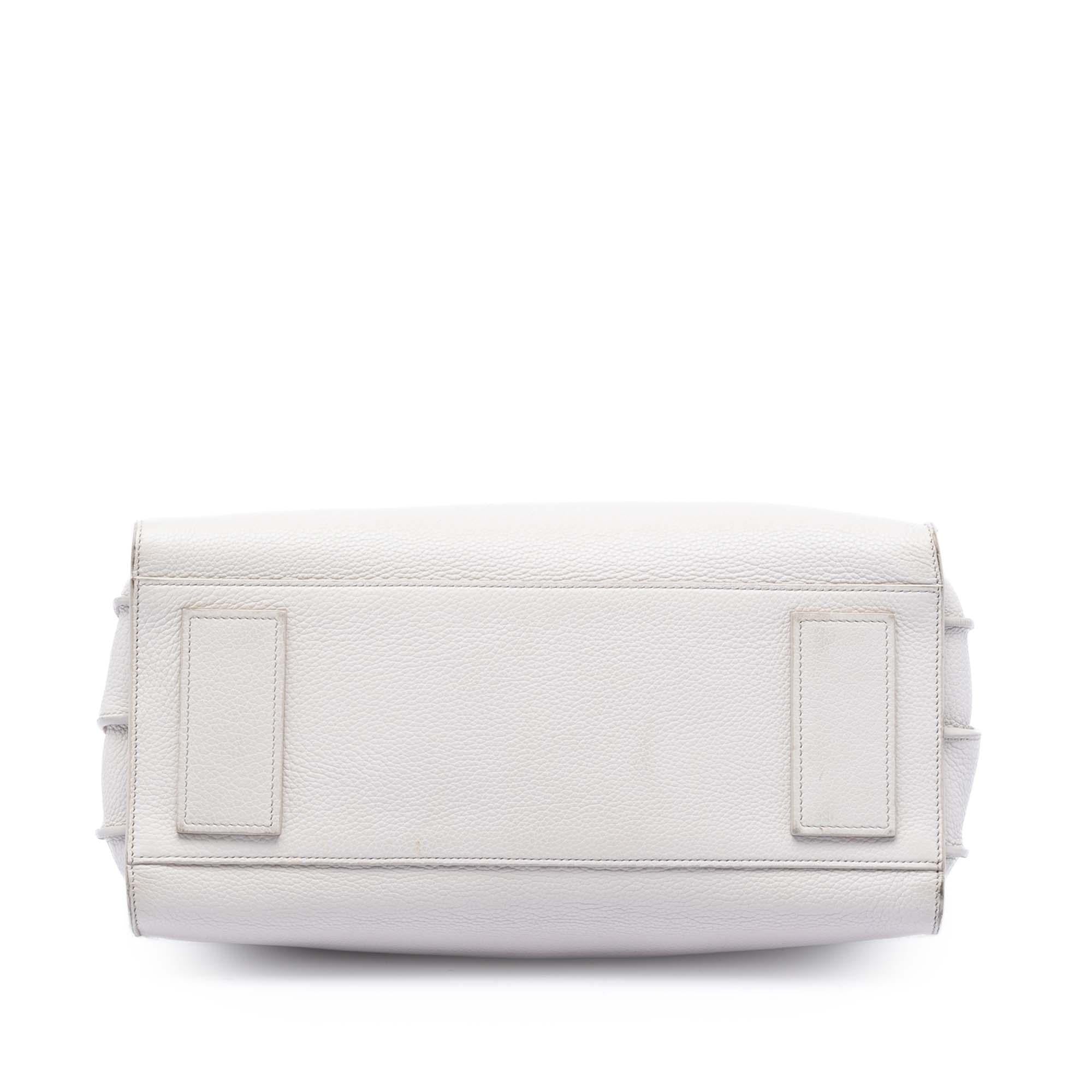 Saint Laurent Small Grained Calfskin Supple Sac De Jour Satchel