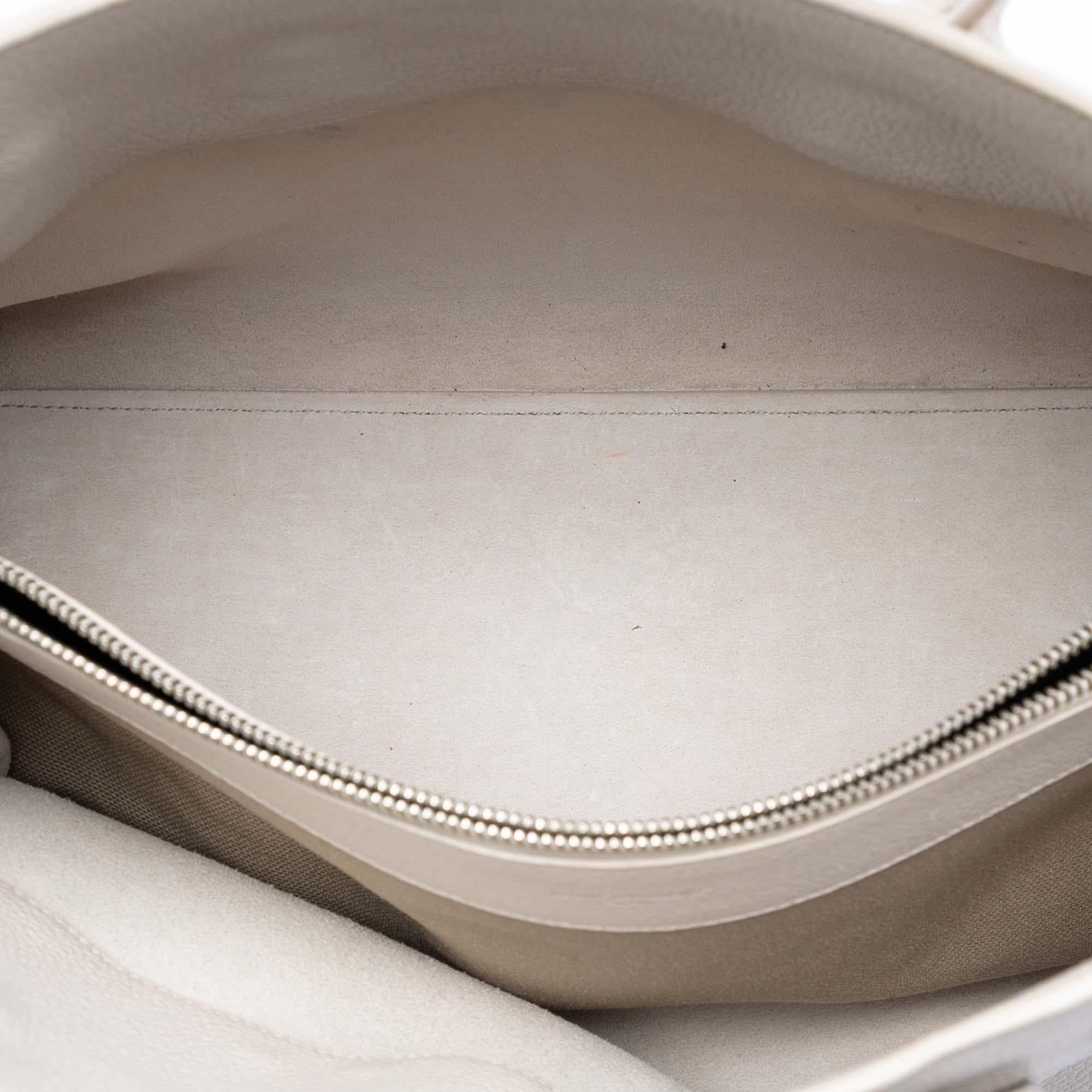 Saint Laurent Small Grained Calfskin Supple Sac De Jour Satchel