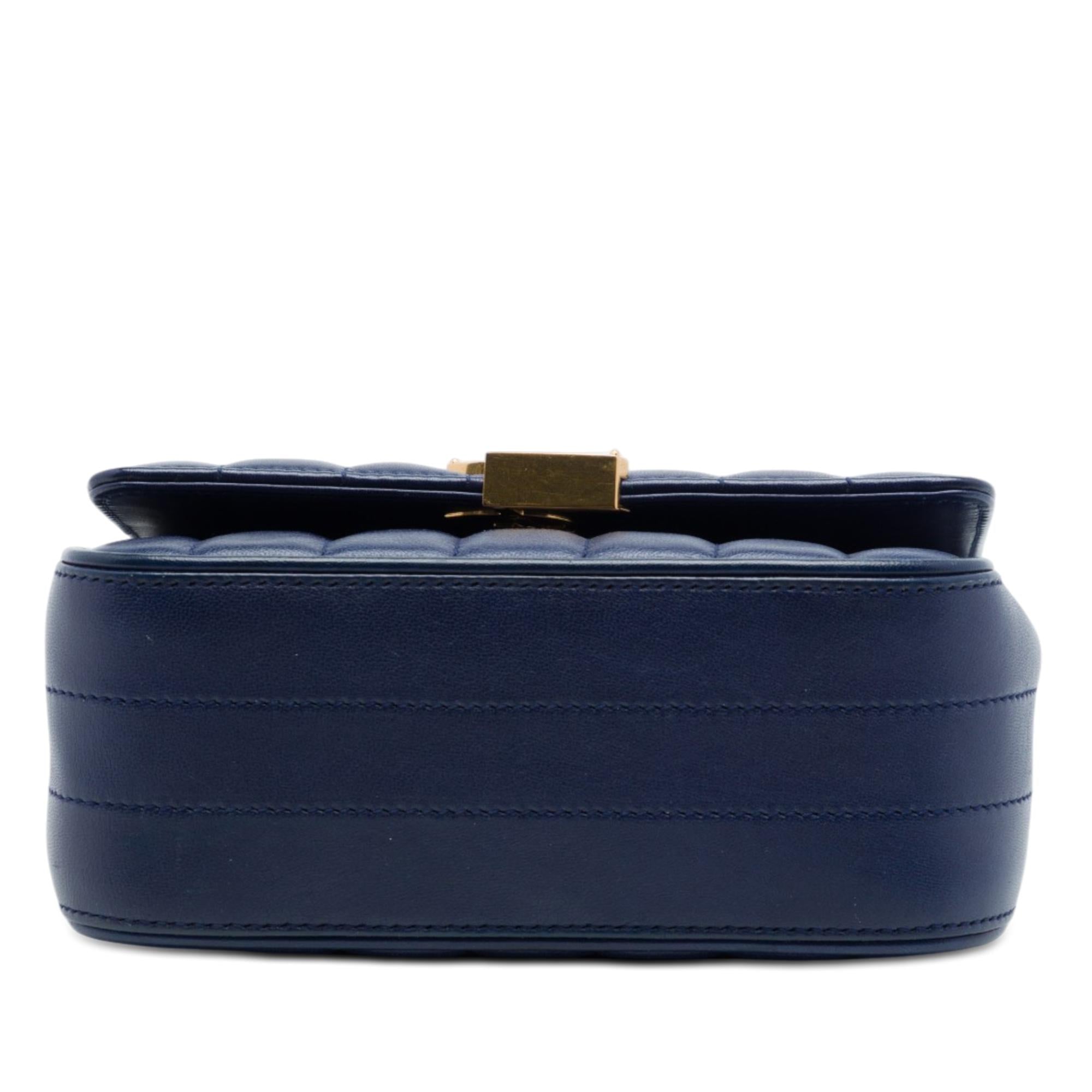 Saint Laurent Small Lambskin Vicky Crossbody