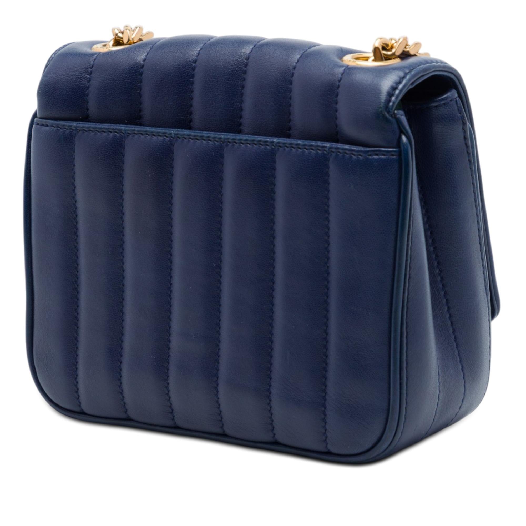 Saint Laurent Small Lambskin Vicky Crossbody