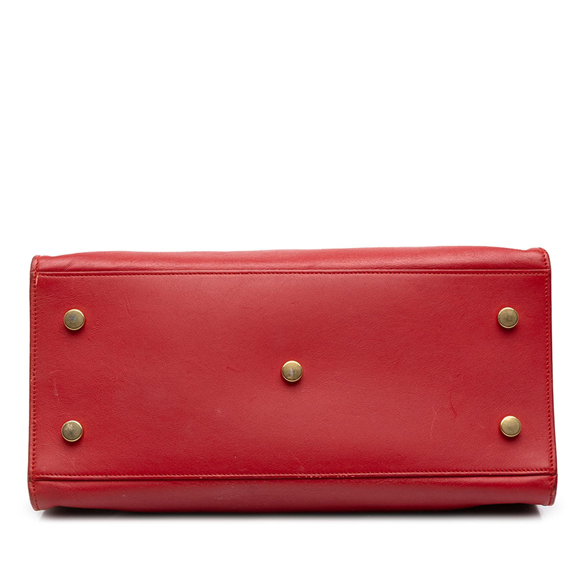 Saint Laurent Small Leather Monogram Downtown Cabas Satchel