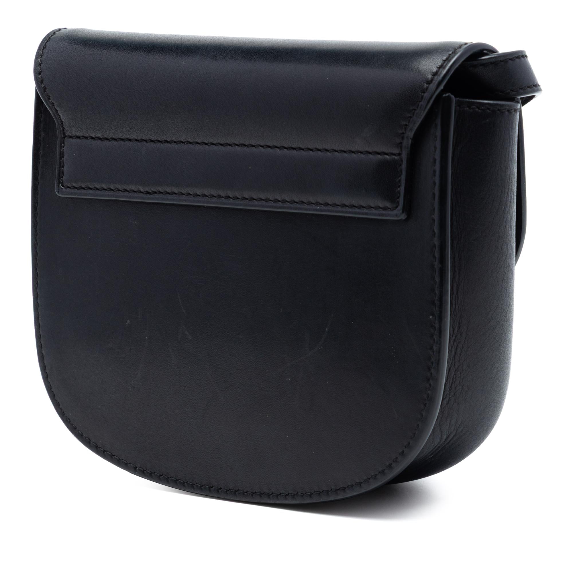 Saint Laurent Small Leather Monogram Kaia Crossbody