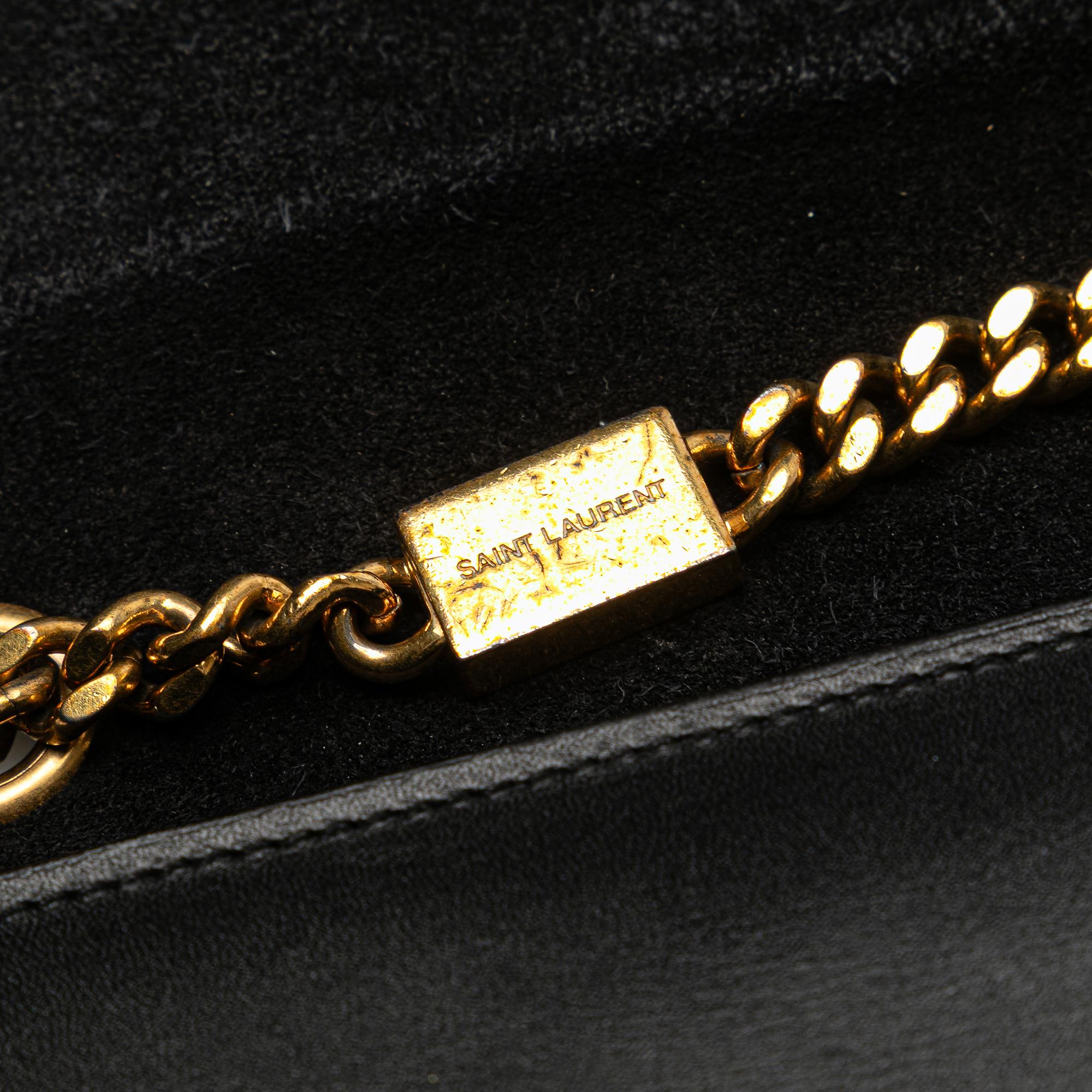 Saint Laurent Small Leather Monogram Kate Tassel Crossbody