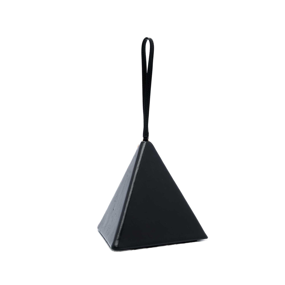 Saint Laurent Small Leather Pyramid Box Clutch