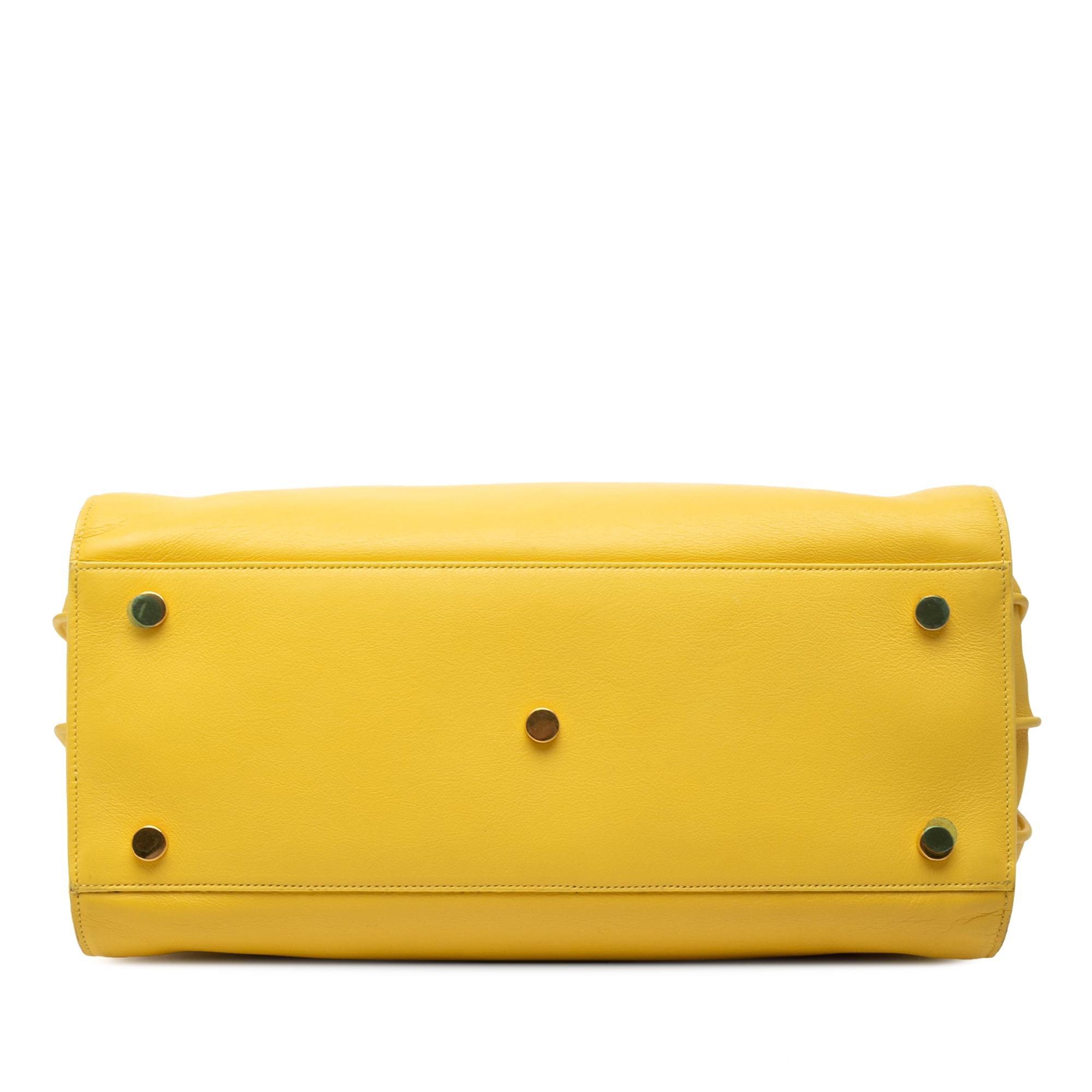Saint Laurent Small Leather Sac De Jour Satchel