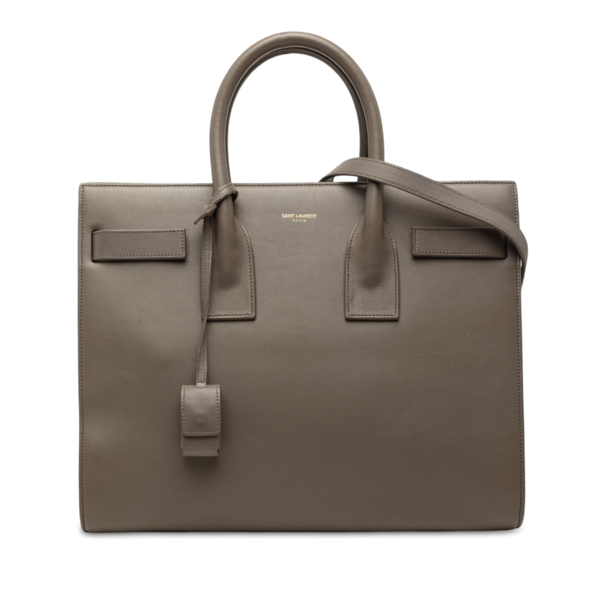 Saint Laurent Small Leather Sac De Jour Satchel