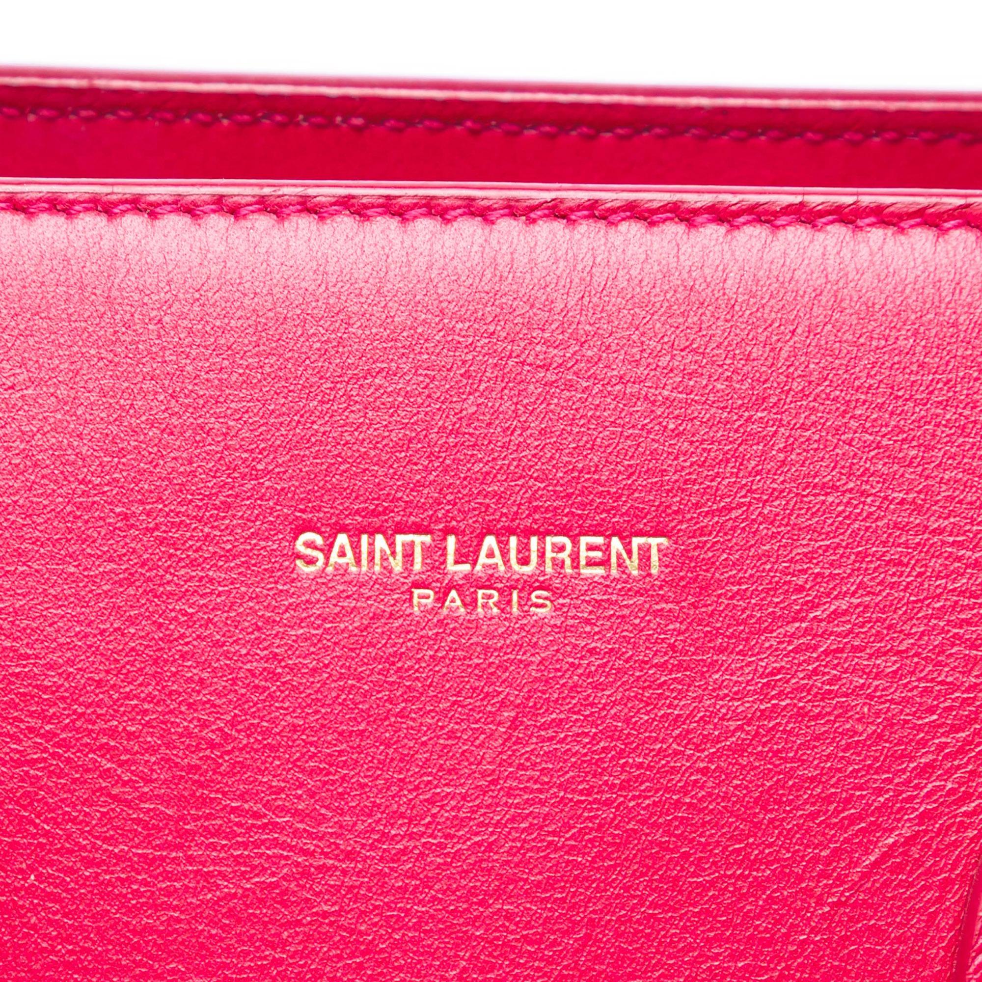 Saint Laurent Small Leather Sac De Jour Satchel