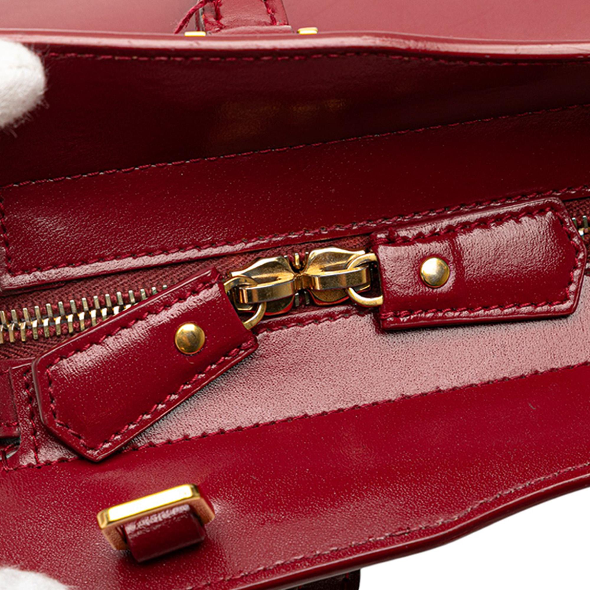 Saint Laurent Small Leather Uptown Satchel