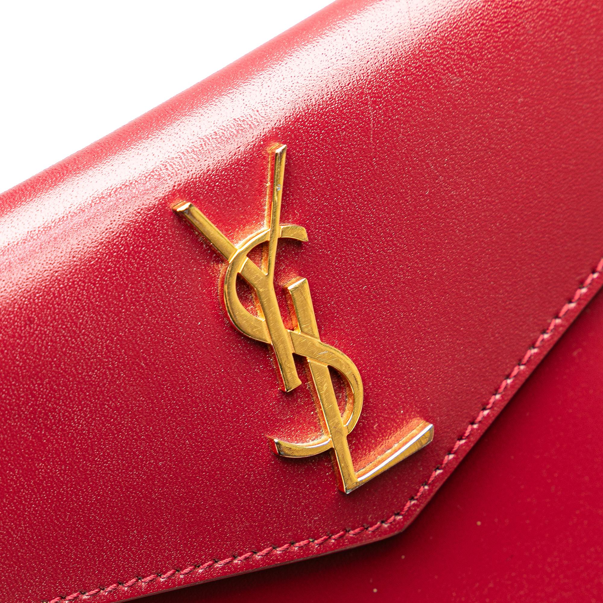 Saint Laurent Small Leather Uptown Satchel