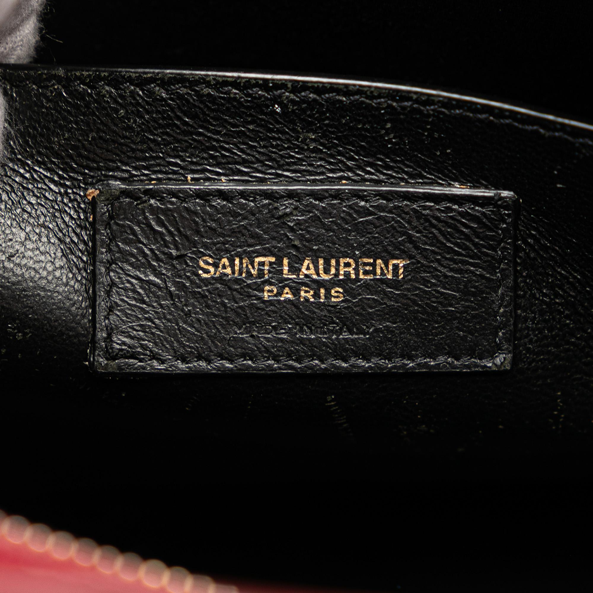 Saint Laurent Small Leather Uptown Satchel