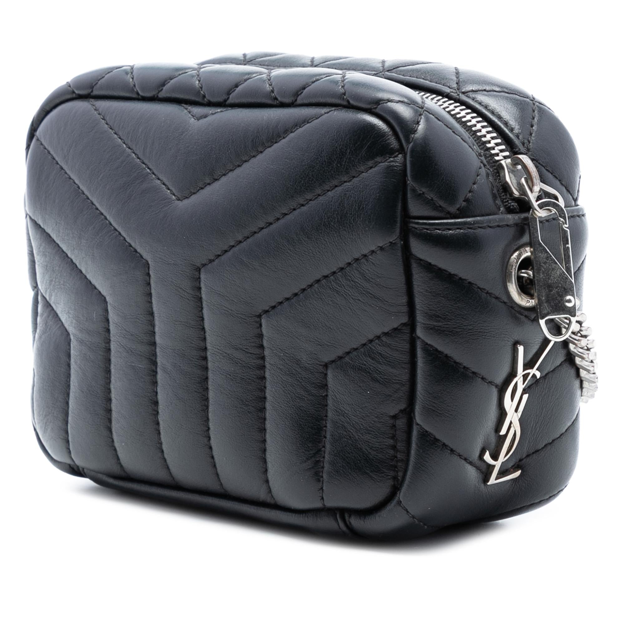 Saint Laurent Small Matelasse Calfskin LouLou Bowling Bag