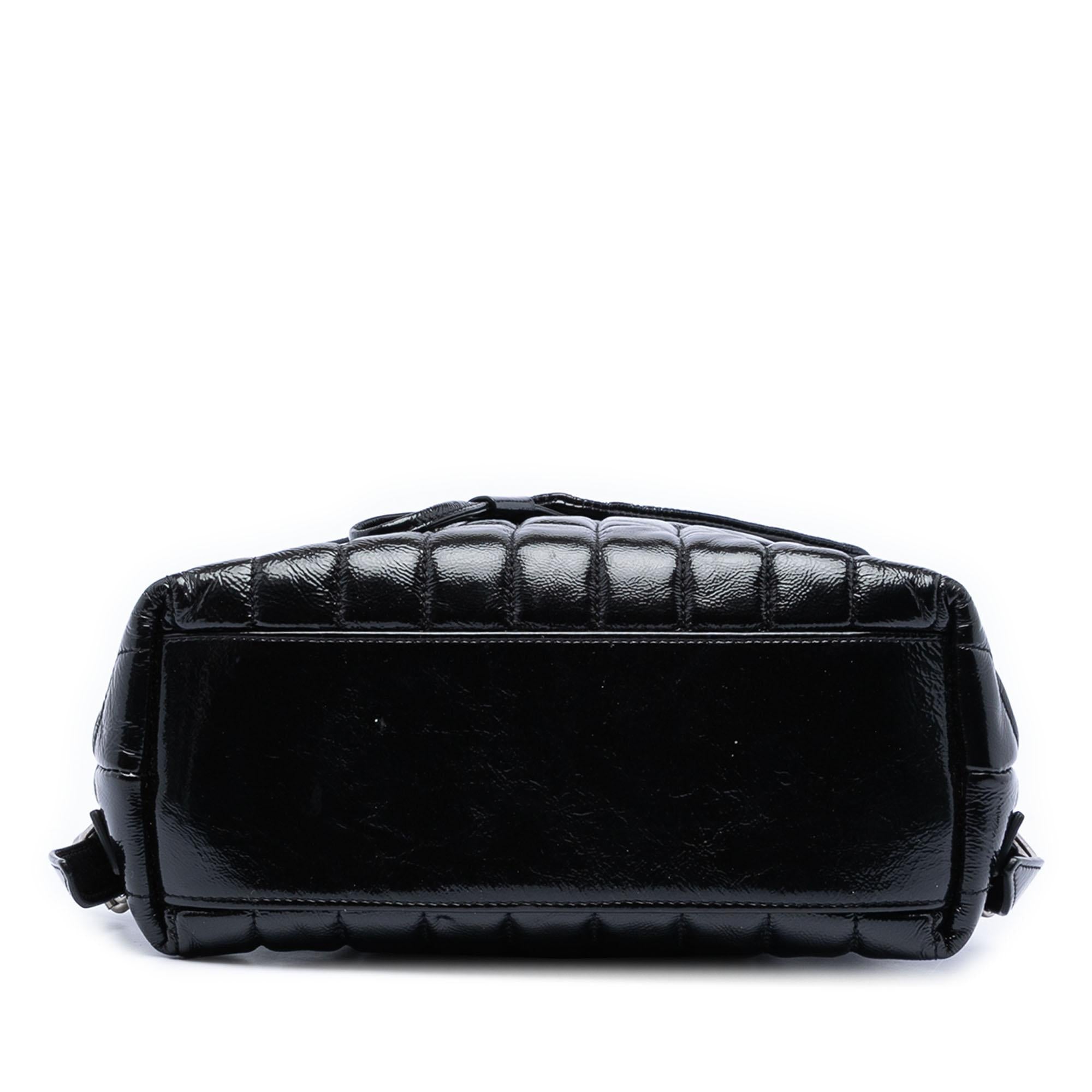 Saint Laurent Small Matelasse Patent Monogram LouLou Backpack
