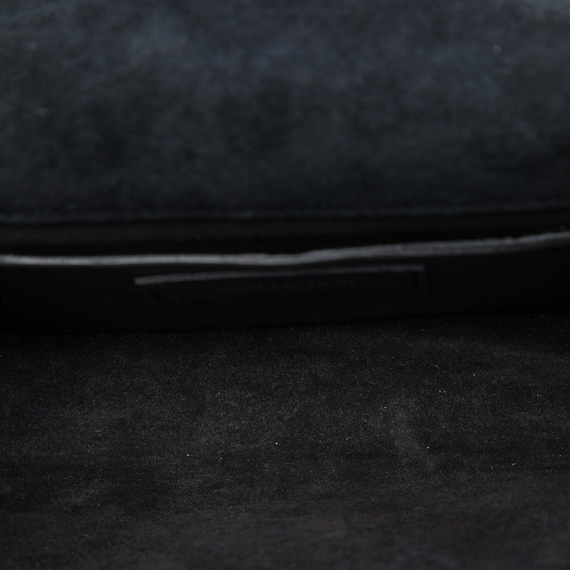 Saint Laurent Small Metallic Calfskin Monogram Kate Tassel Crossbody