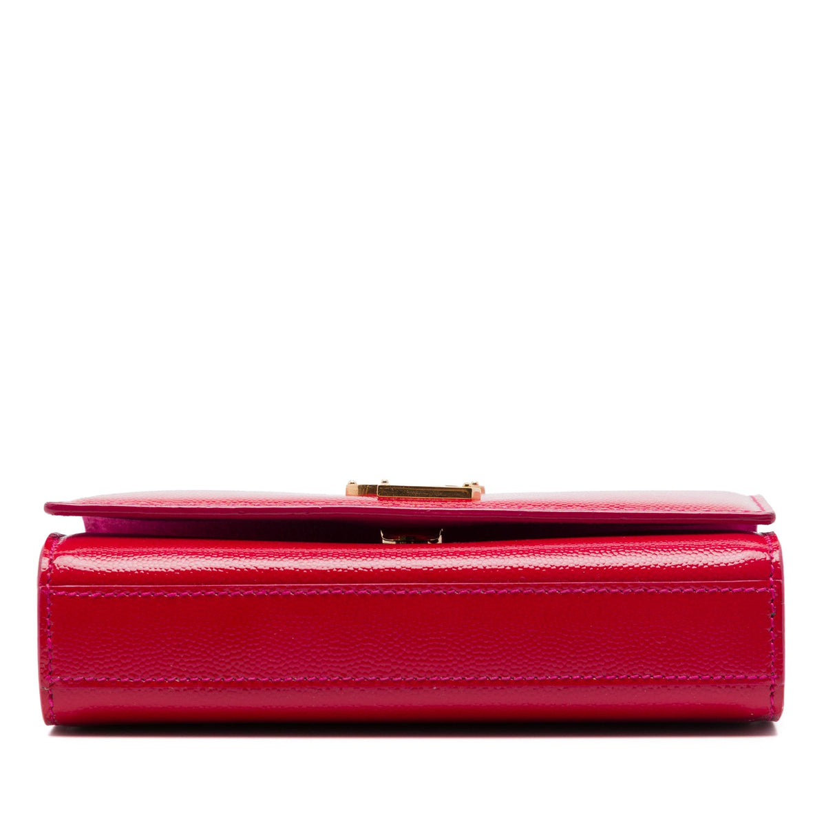 Saint Laurent Small Patent Grain de Poudre Monogram Kate Crossbody
