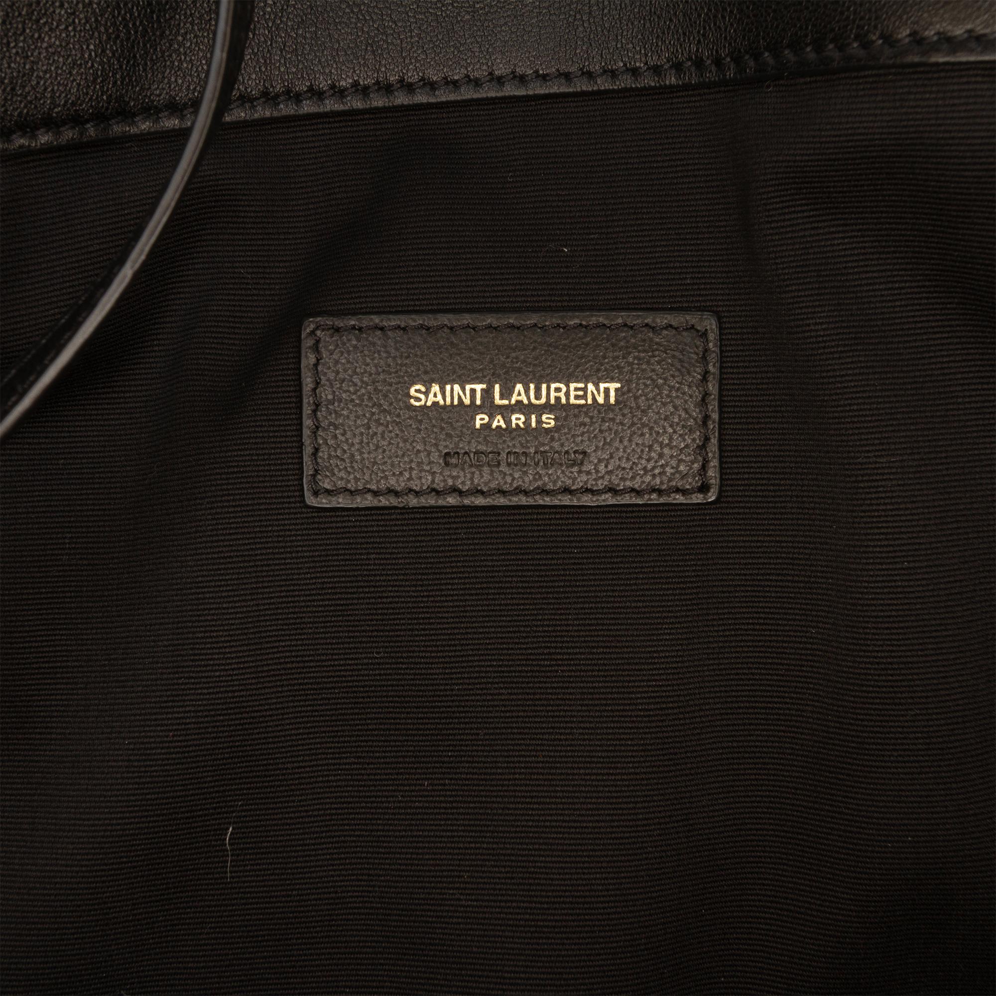 Saint Laurent Small Quilted Lambskin Jamie Shopping Tote