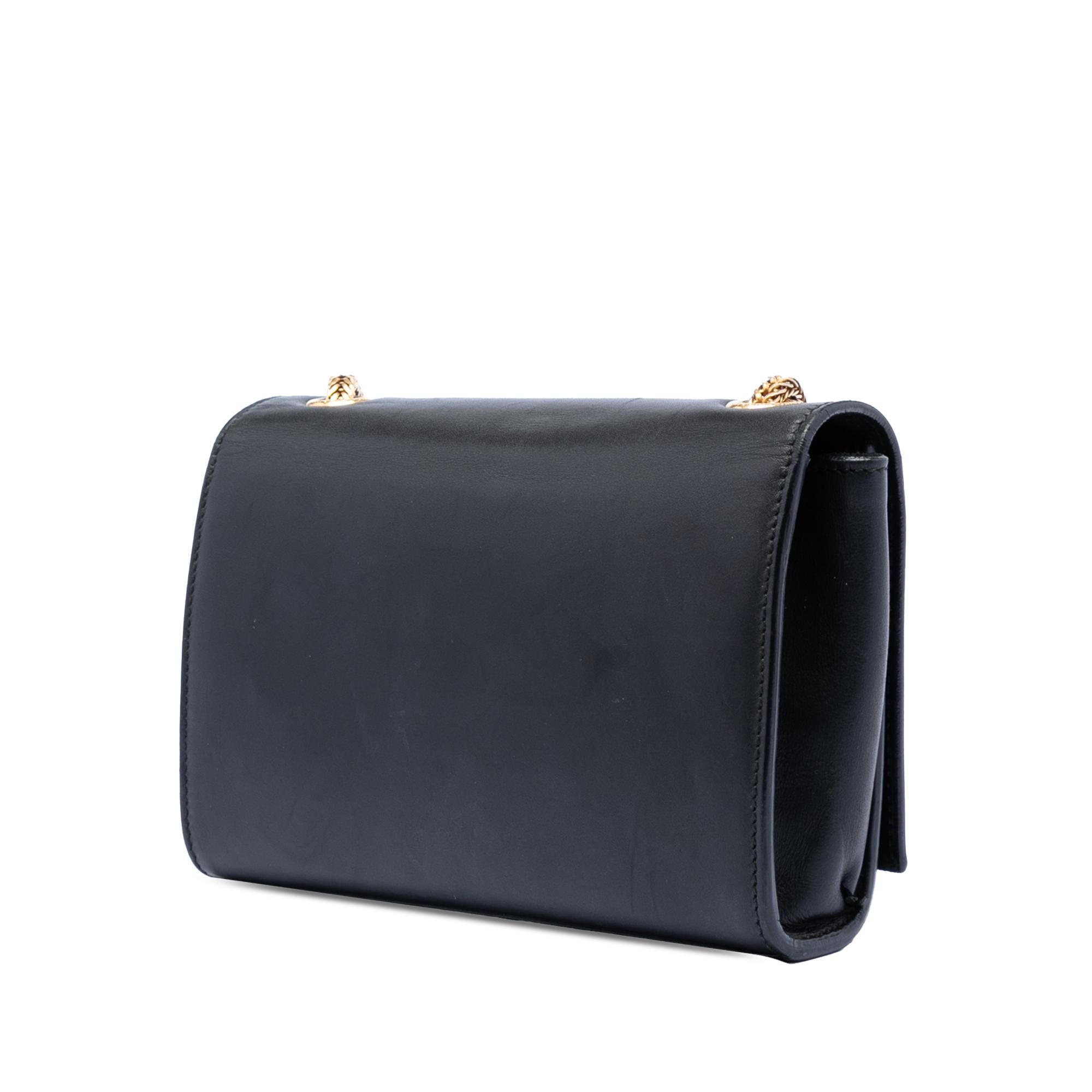Saint Laurent Small Smooth Calfskin Monogram Kate Tassel Crossbody