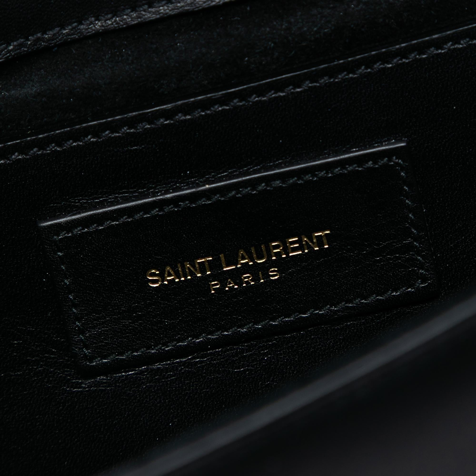 Saint Laurent Small Smooth Calfskin Monogram Kate Tassel Crossbody