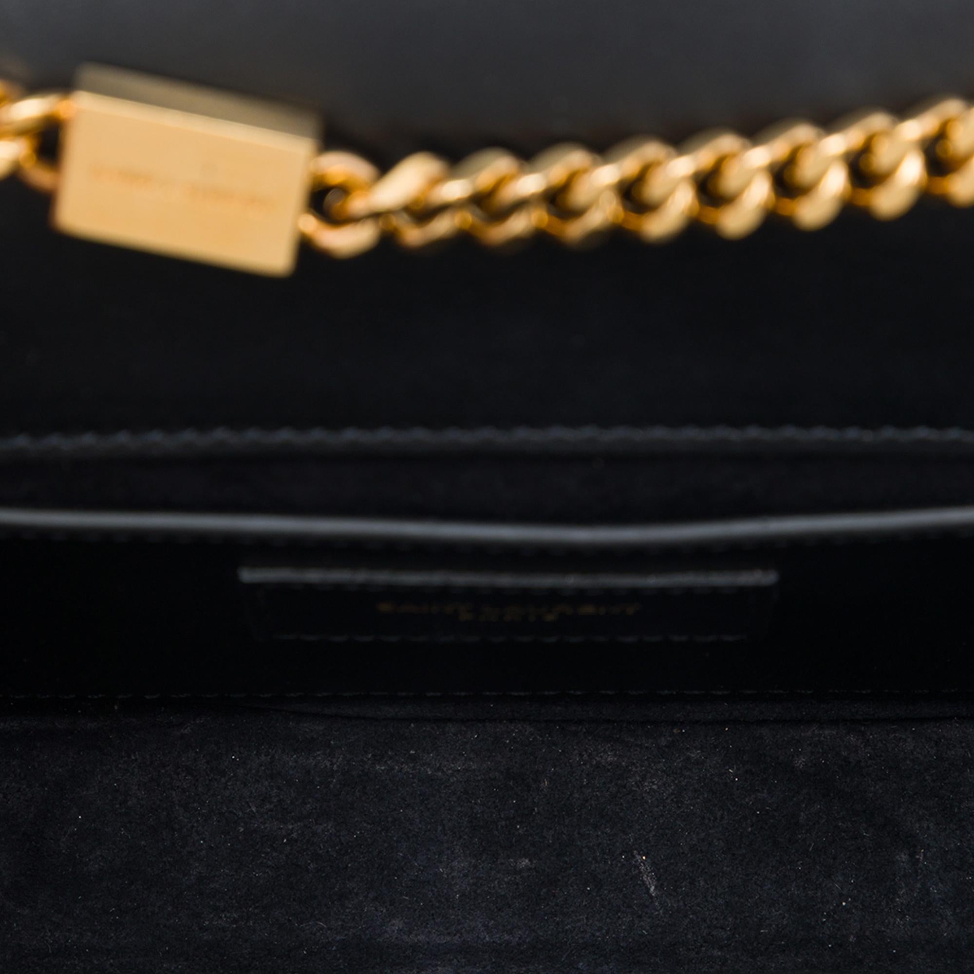 Saint Laurent Small Smooth Calfskin Monogram Kate Tassel Crossbody