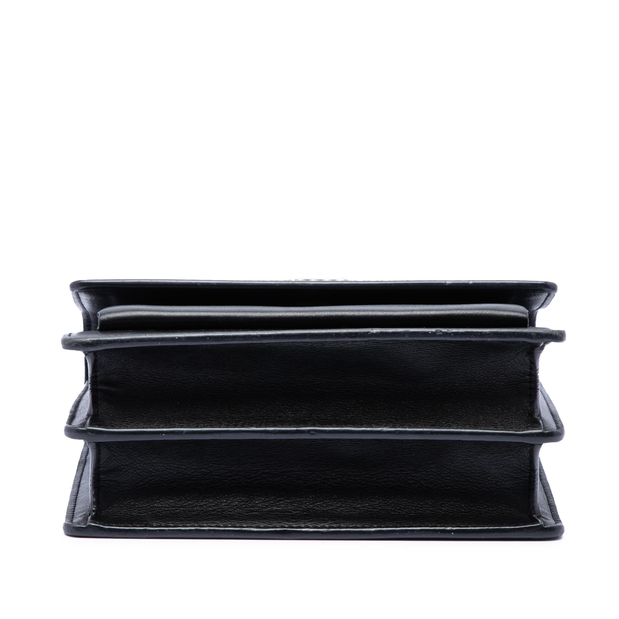 Saint Laurent Small Studded Calfskin Monogram Sunset Crossbody