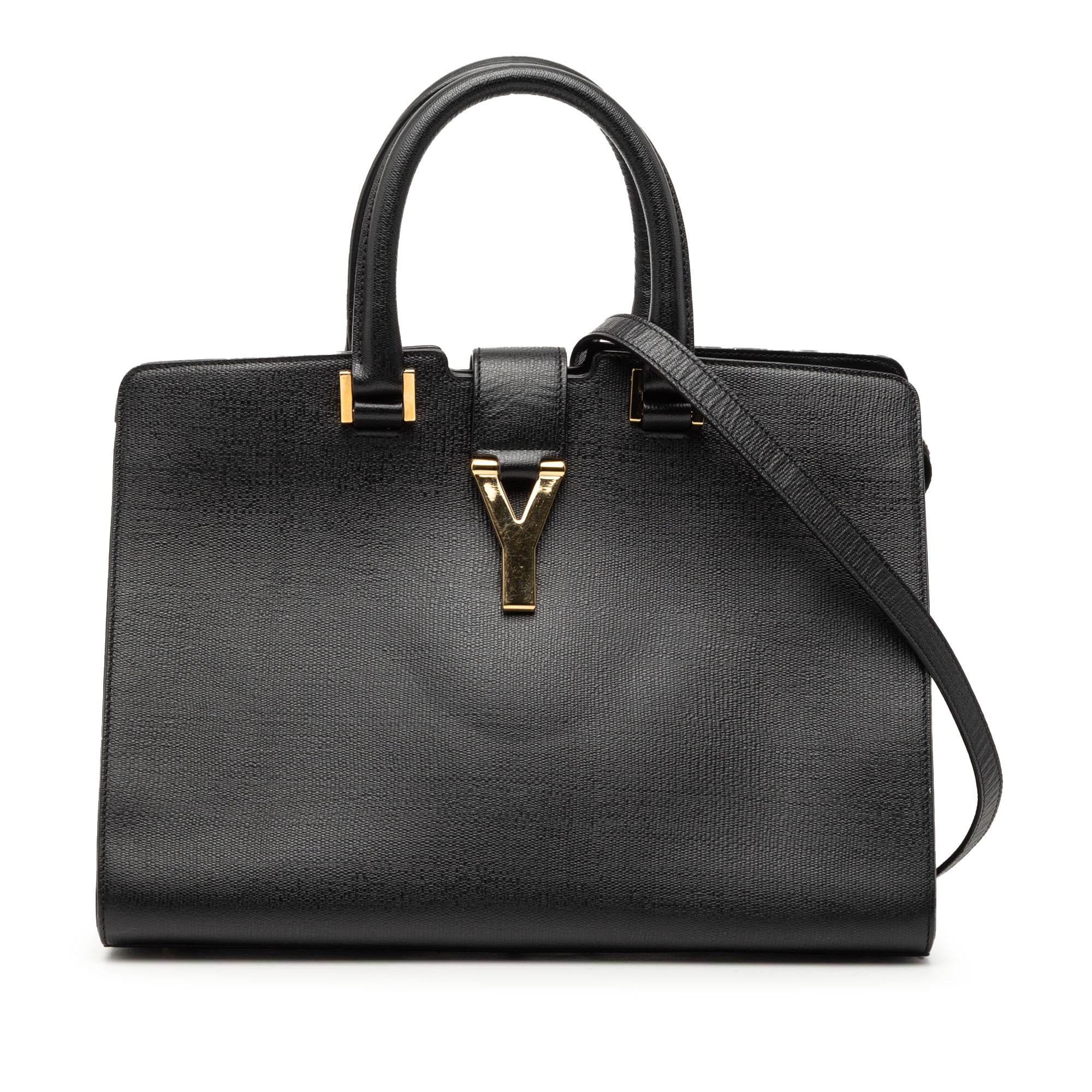 Saint Laurent Small Textured Leather Cabas Chyc Satchel