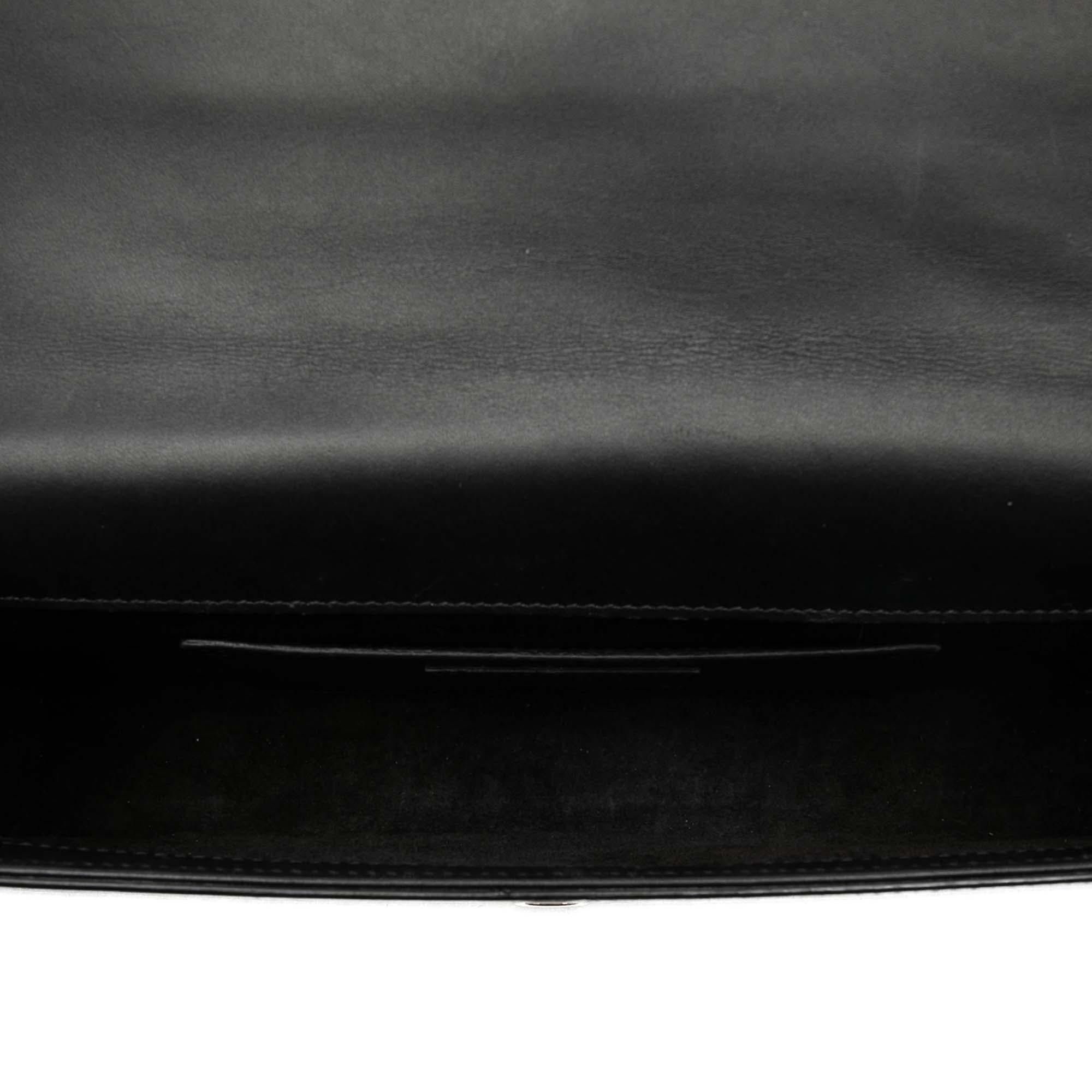 Saint Laurent Smooth Calfskin Cassandre Tassel Clutch