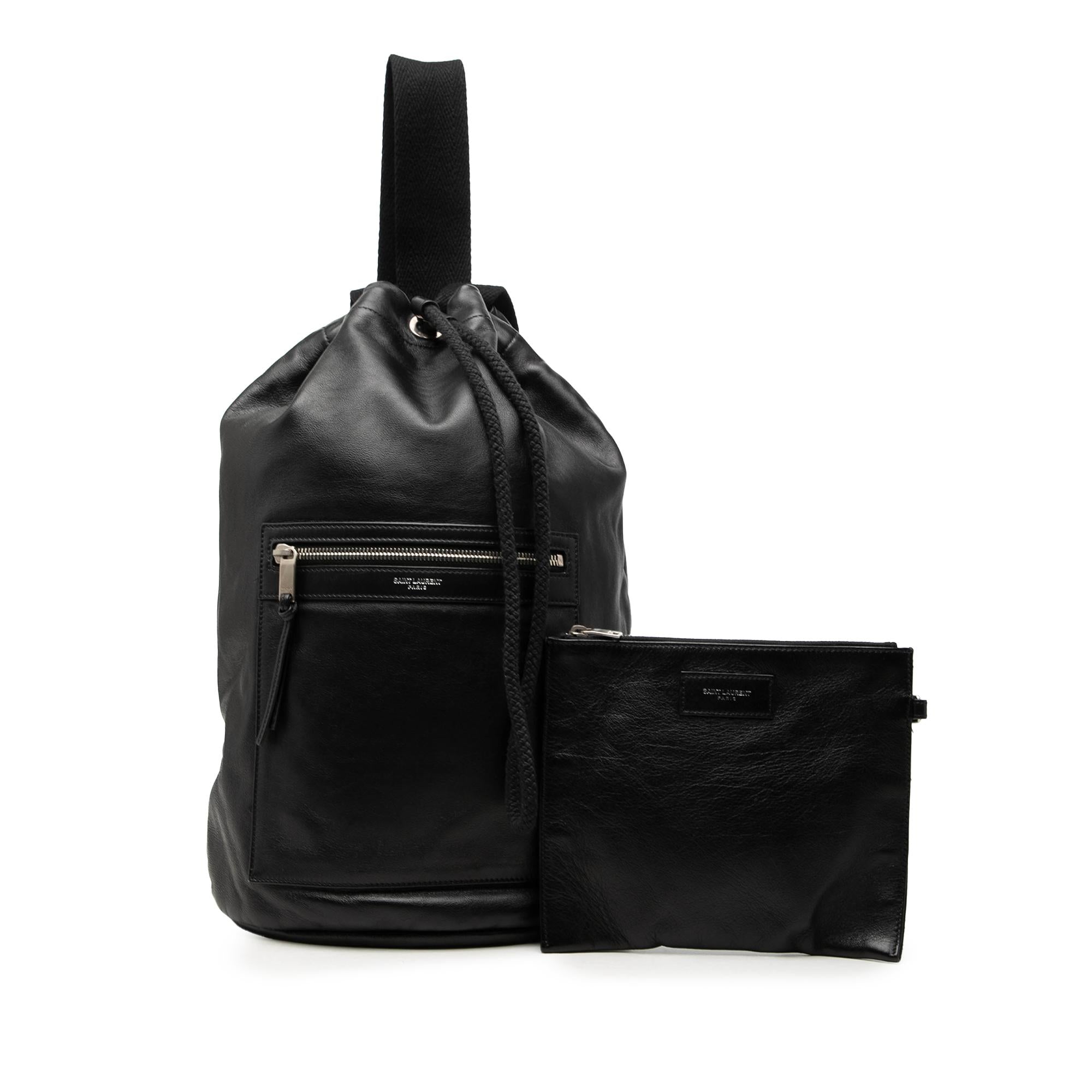 Saint Laurent Smooth Calfskin City Sailor Backpack