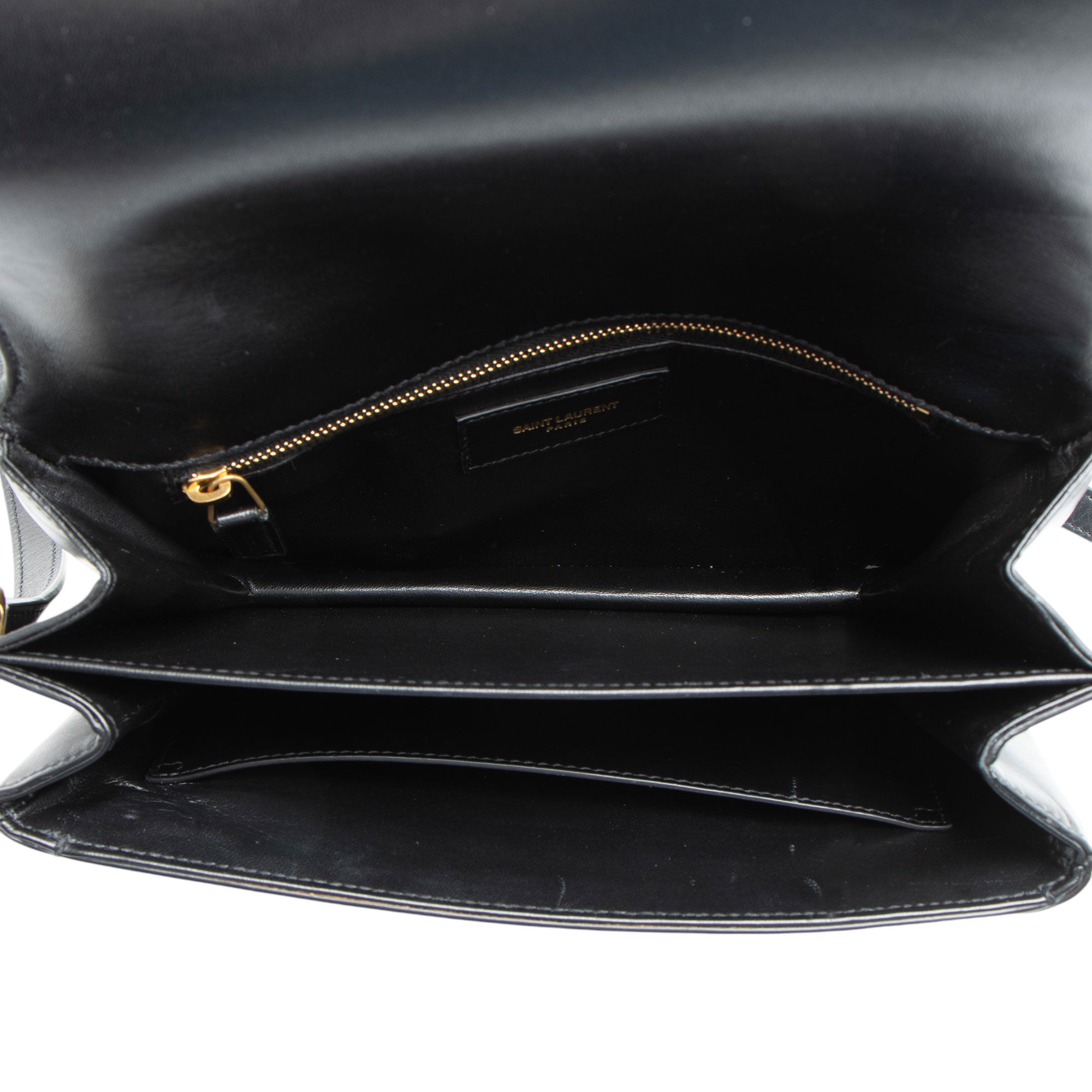 Saint Laurent Smooth Calfskin Le Maillon Shoulder Bag