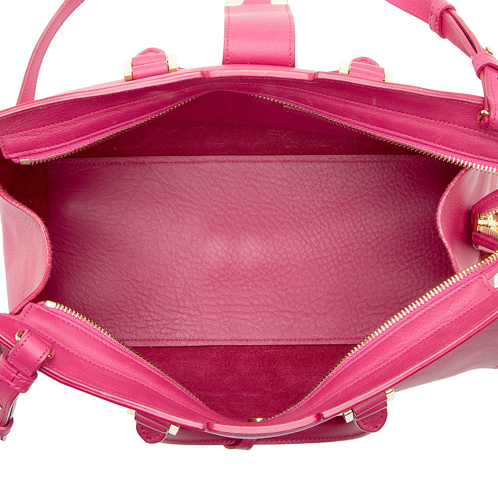 Saint Laurent Calfskin Cabas Chyc Small Tote