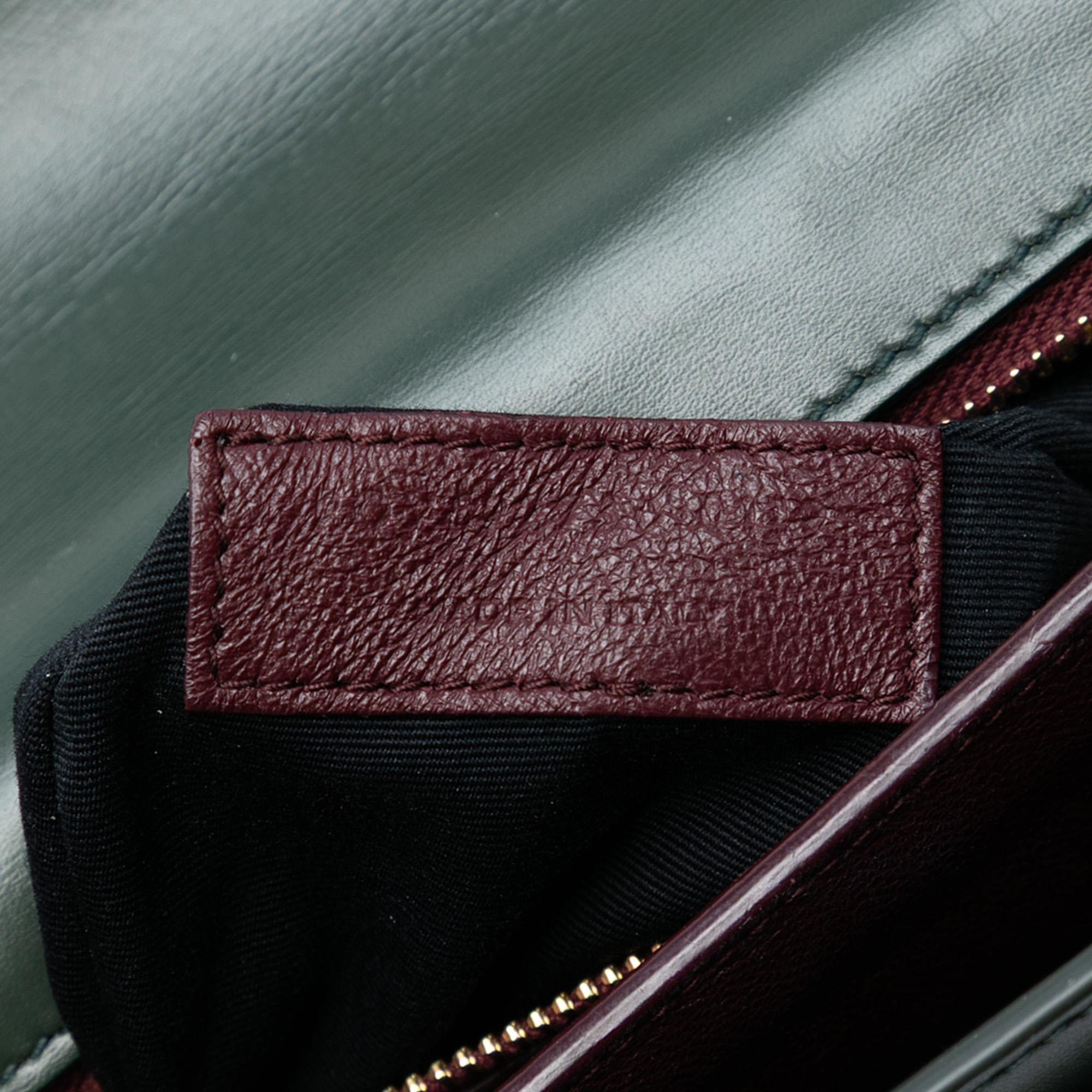 Saint Laurent Smooth Calfskin Monogram Cassandra Clasp Bag