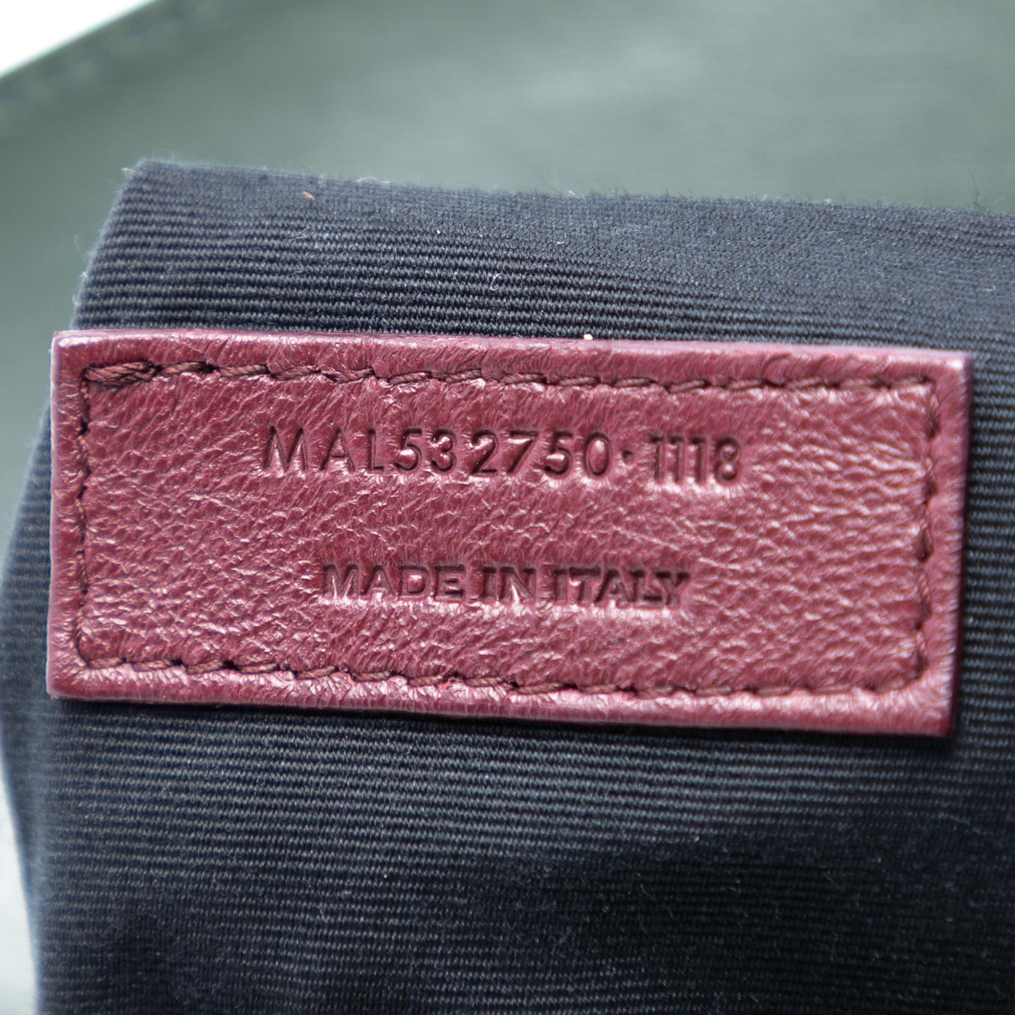 Saint Laurent Smooth Calfskin Monogram Cassandra Clasp Bag