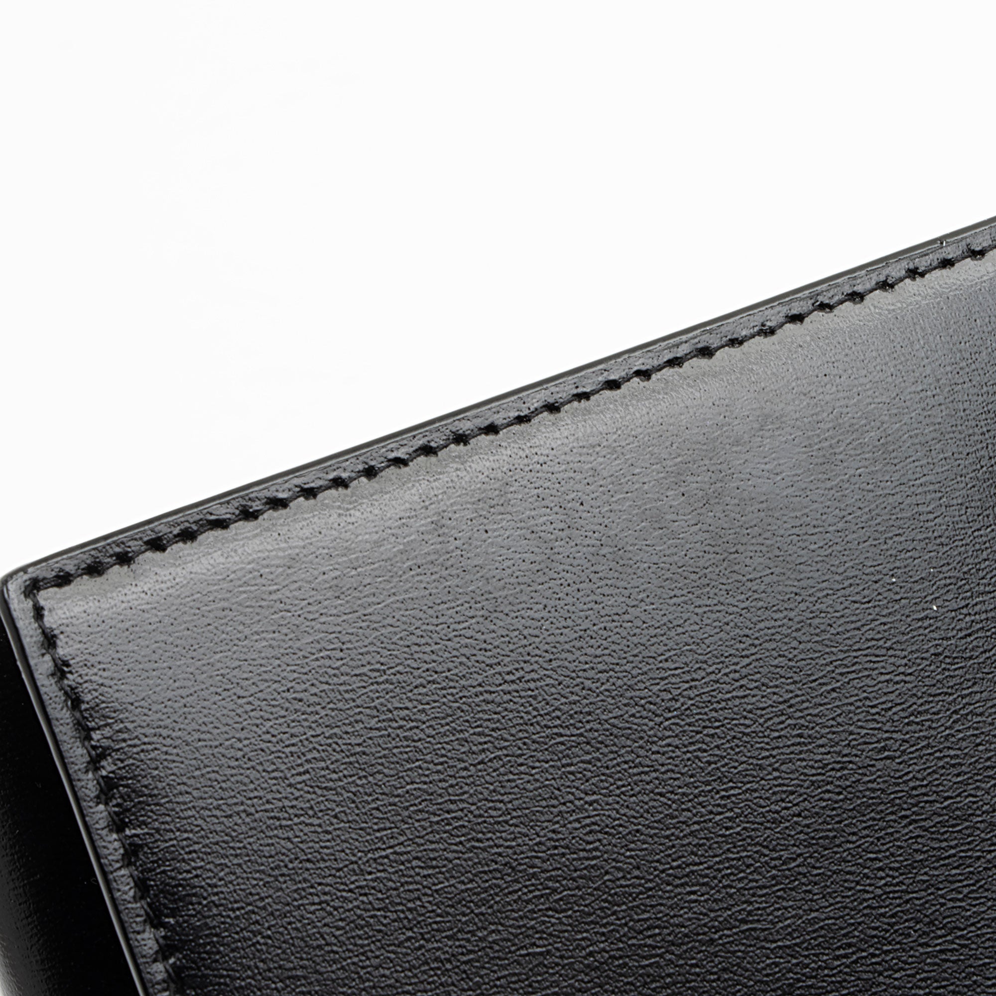 Saint Laurent Smooth Calfskin Monogram Cassandre Chain Wallet